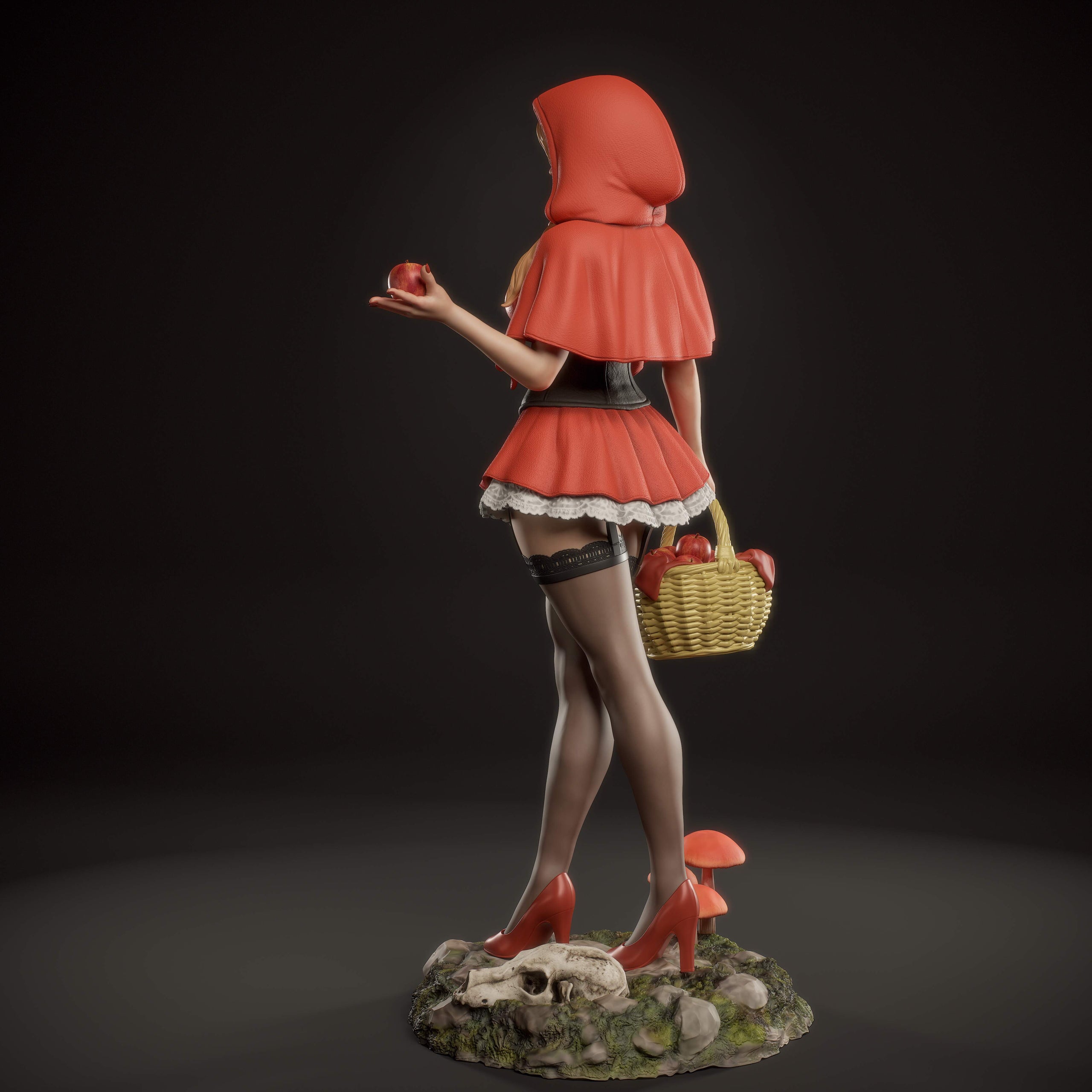 Crimson Hood Statue