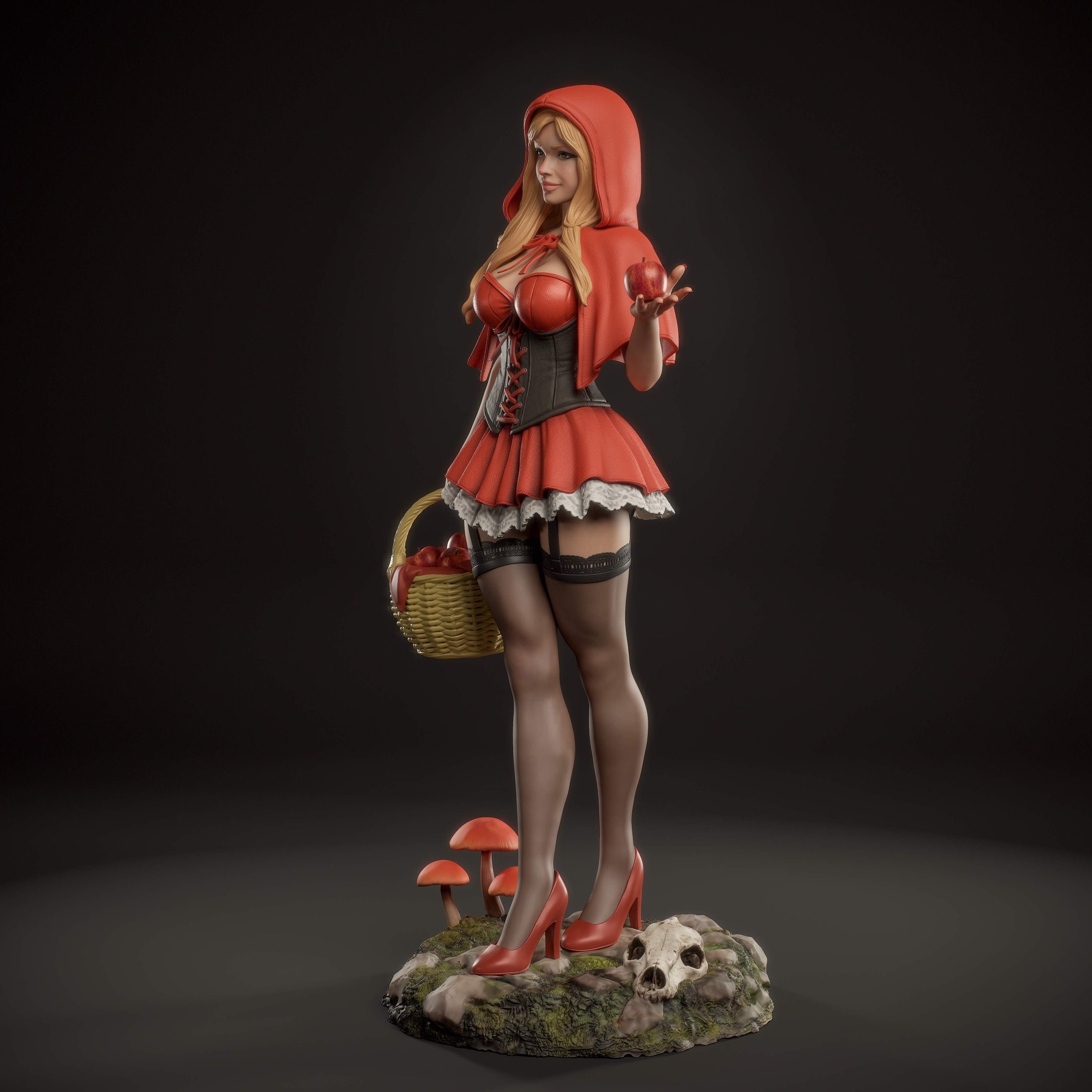 Crimson Hood Statue