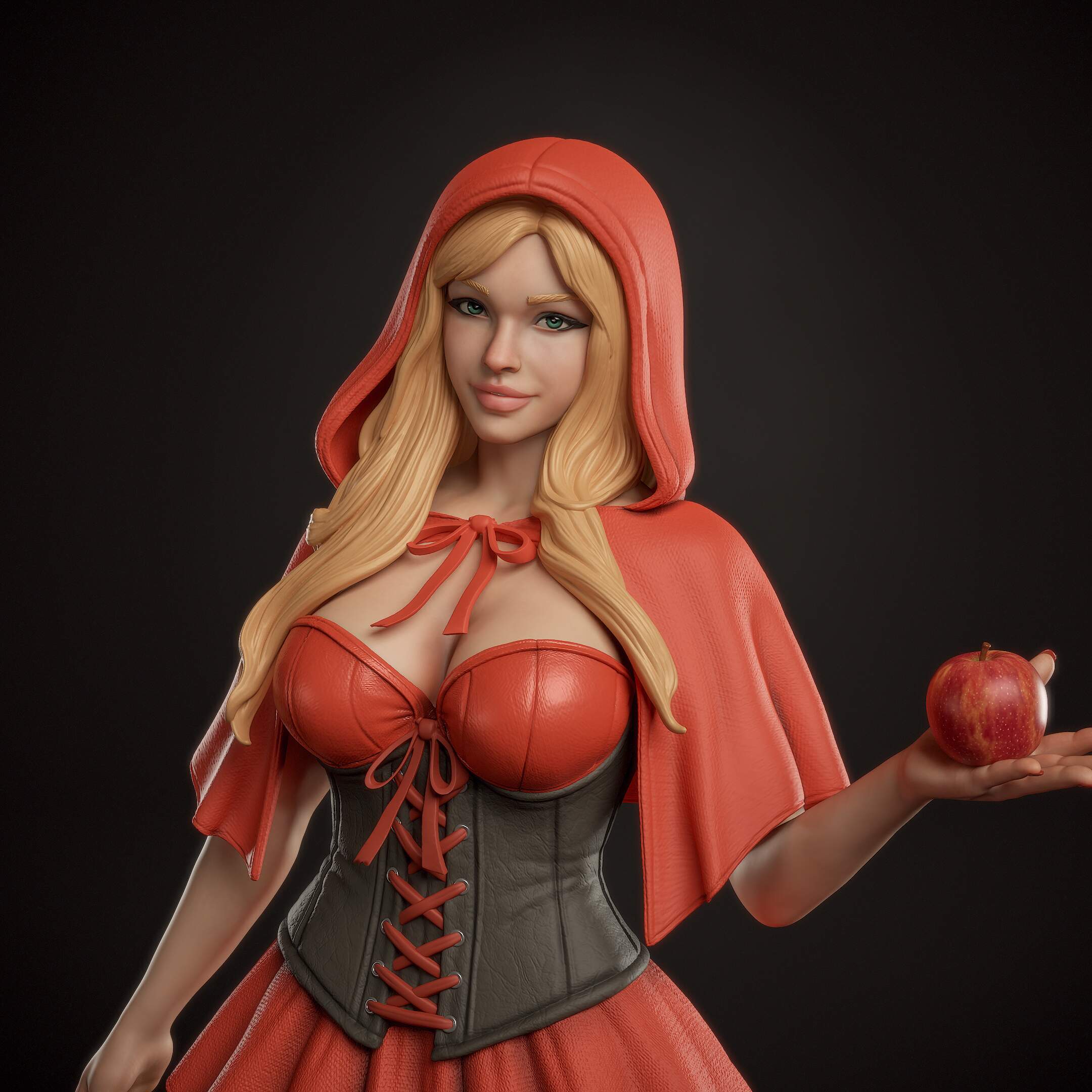 Crimson Hood Statue