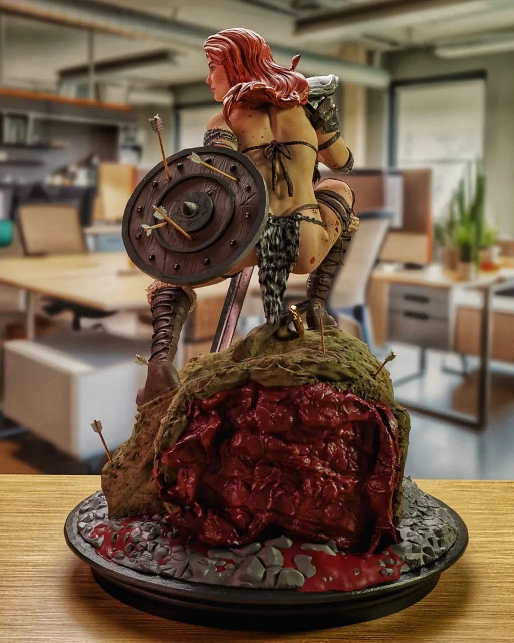 Red Sonja Statue