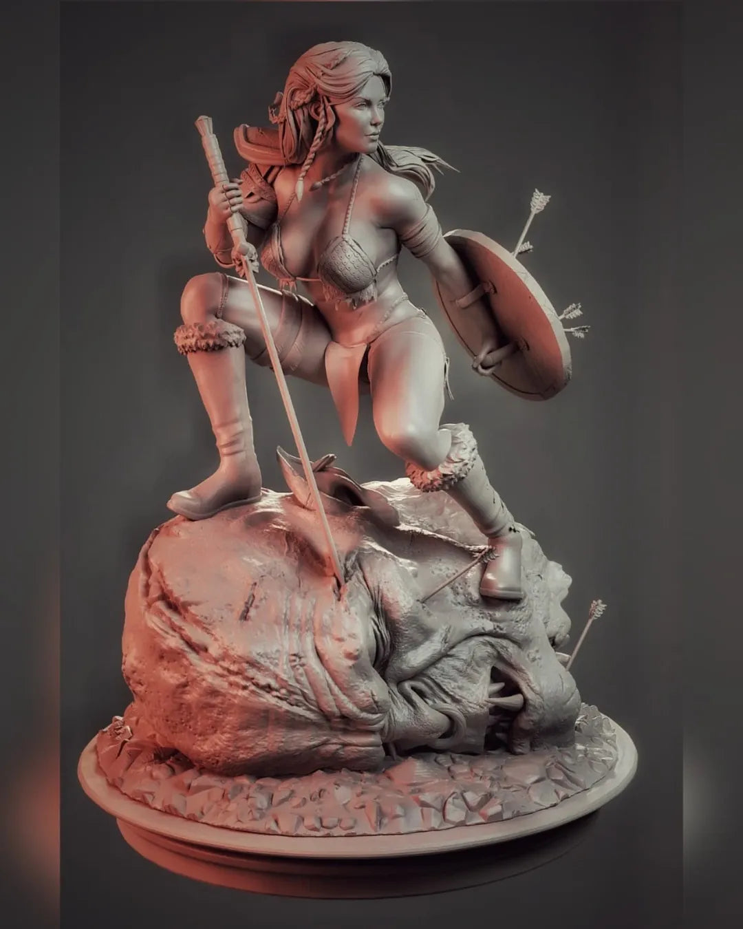 Red Sonja Statue