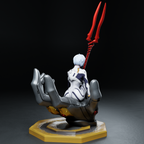 The Blue-Haired Pilot Statue