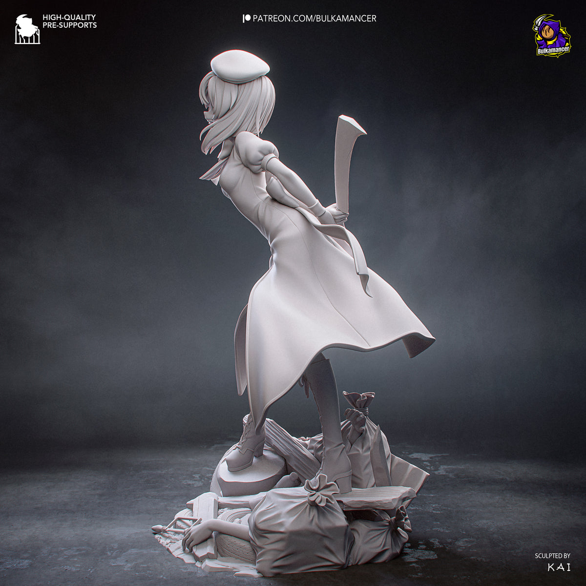 Cicada's Blade Statue