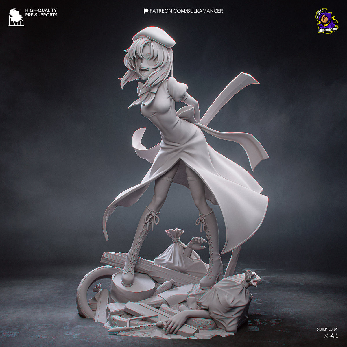 Cicada's Blade Statue