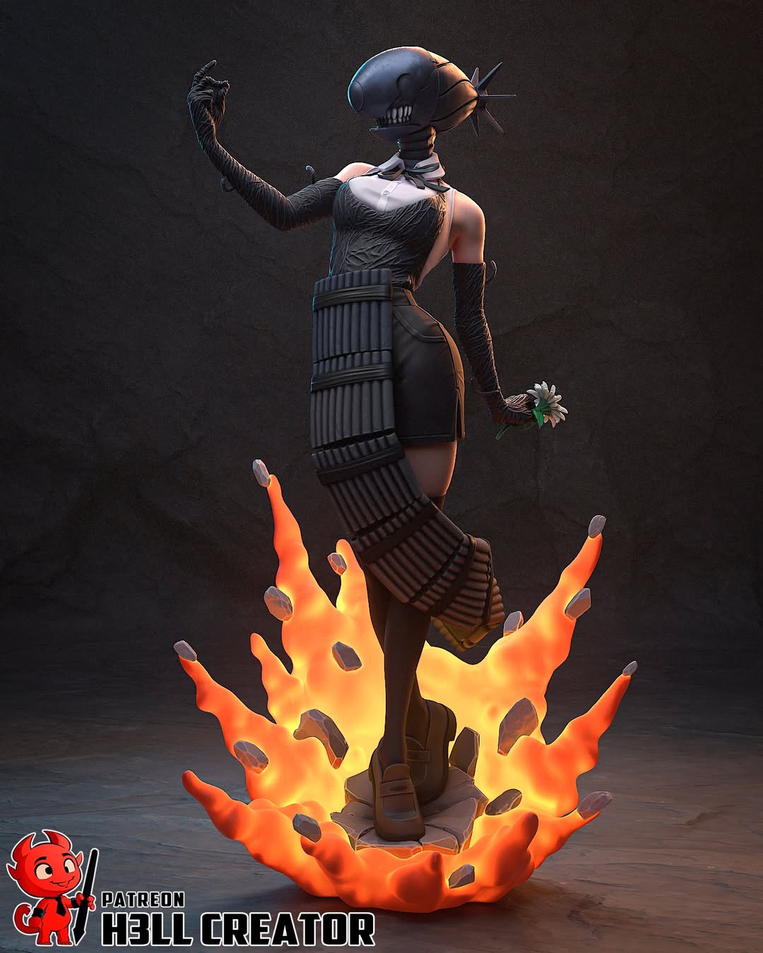 Bomb Devil Girl Figure