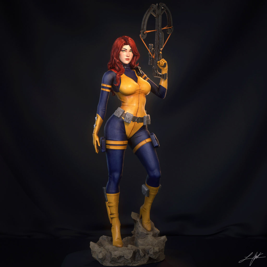 The Crimson Operative Statue