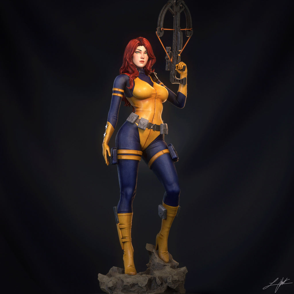 The Crimson Operative Statue