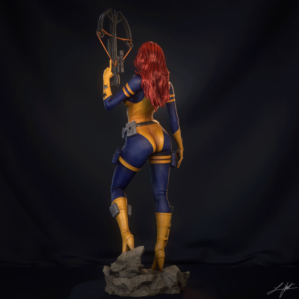 The Crimson Operative Statue