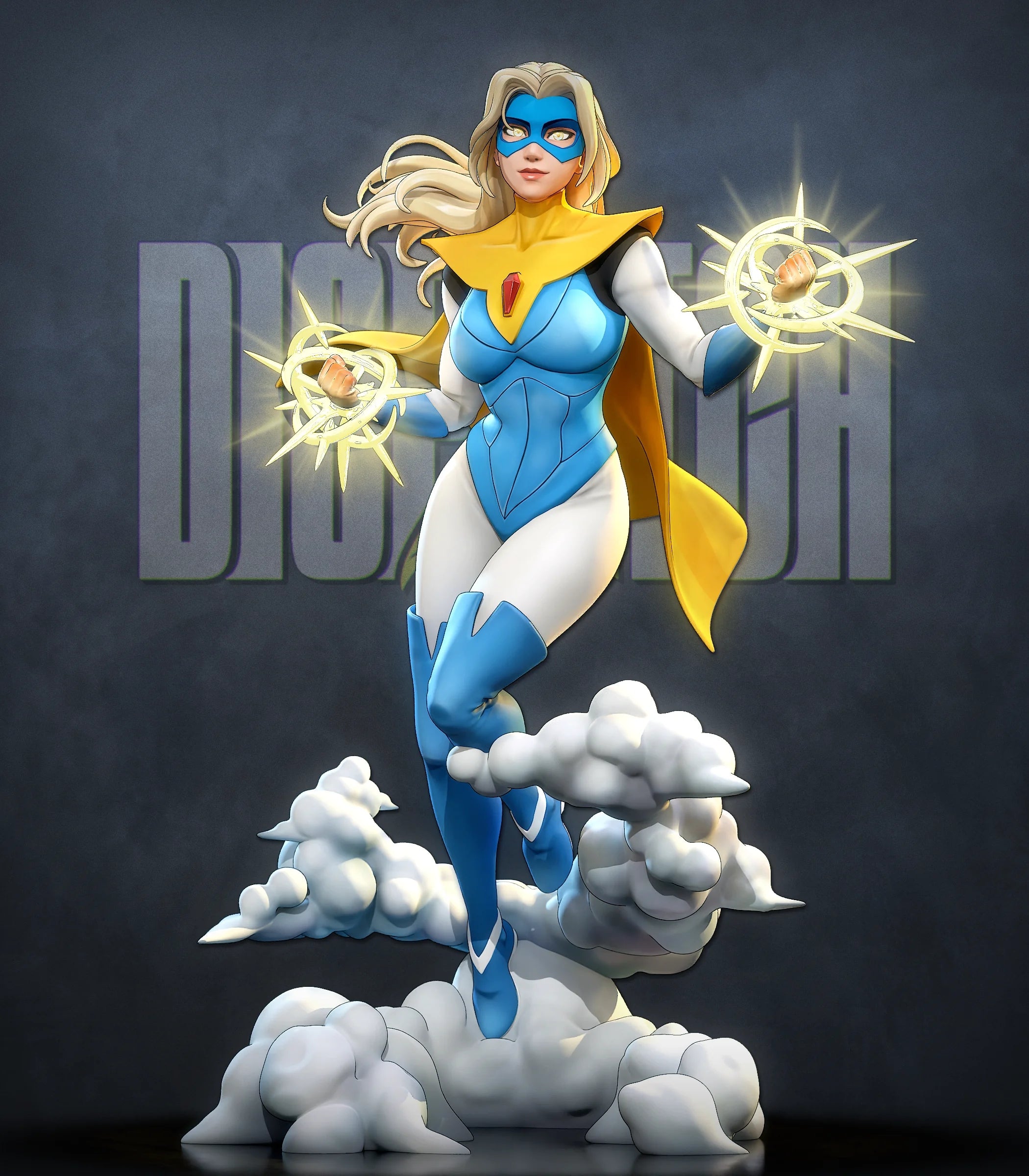 Blonde Blazer D. Statue