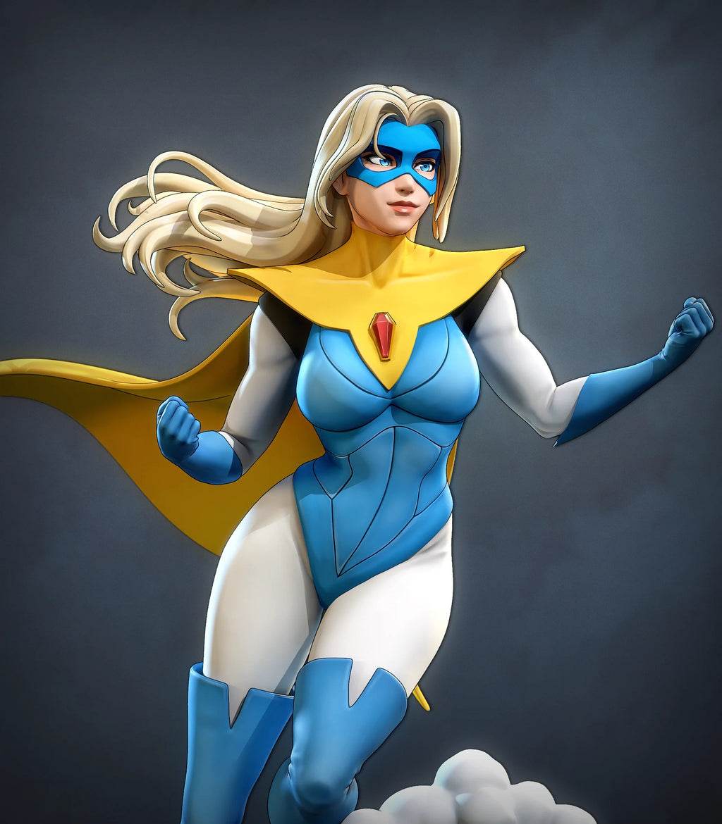Blonde Blazer D. Statue