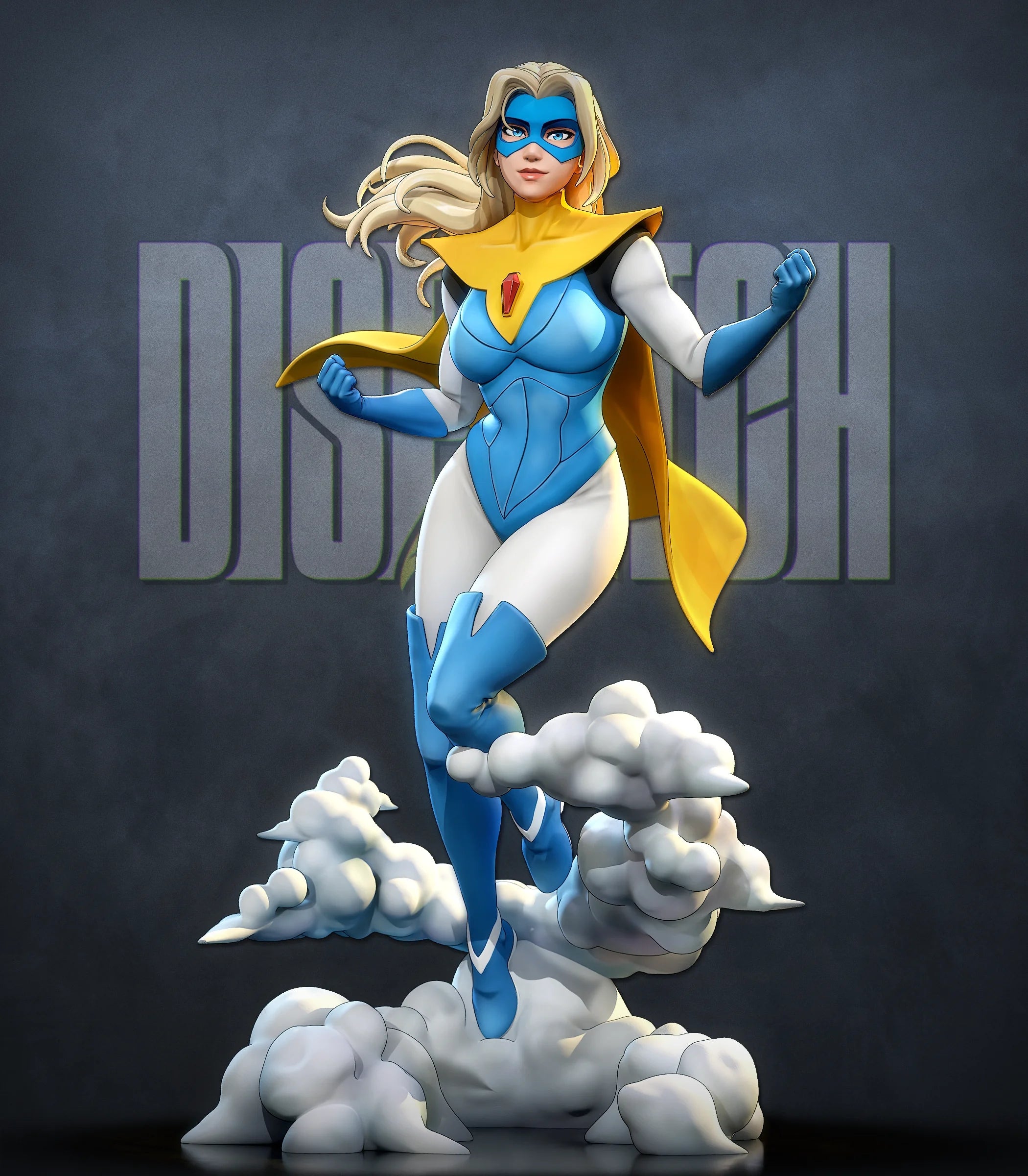 Blonde Blazer D. Statue