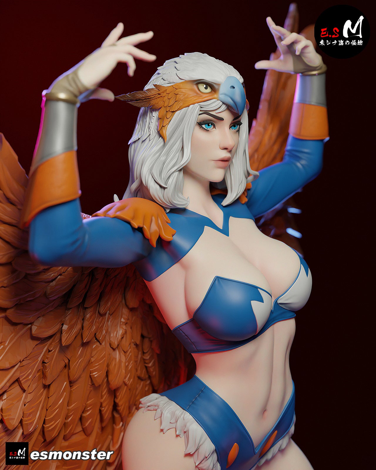 The Falcon Oracle Statue