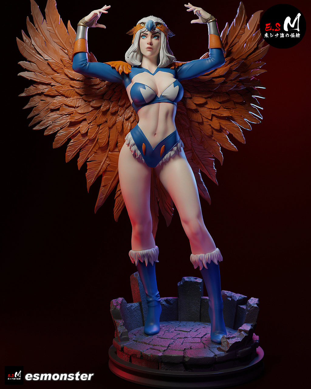 The Falcon Oracle Statue