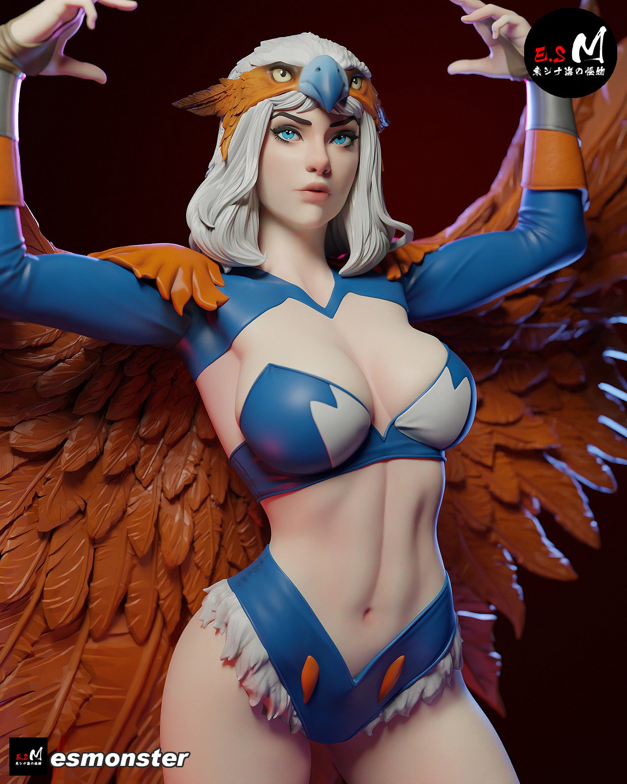 The Falcon Oracle Statue