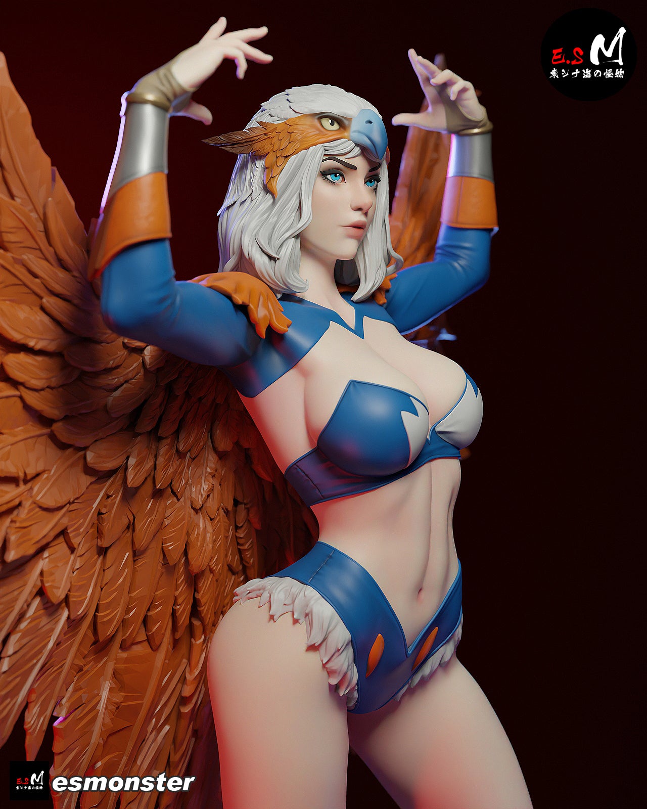 The Falcon Oracle Statue