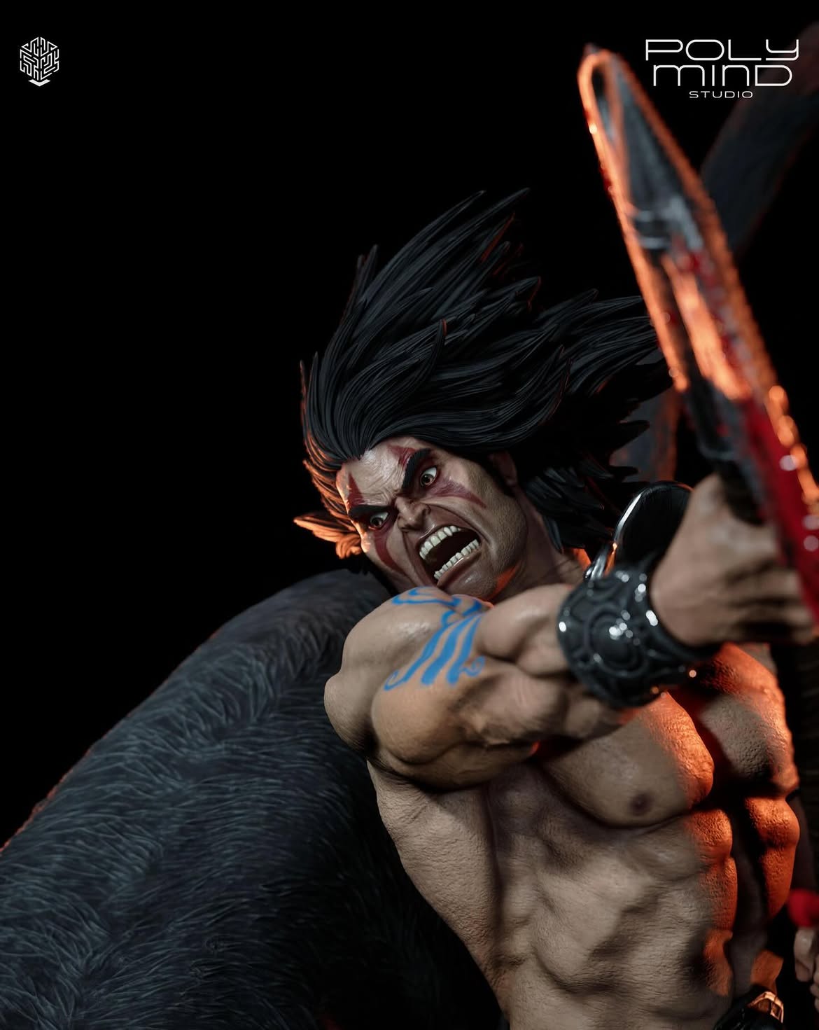 Warp-Spasm Warrior Statue