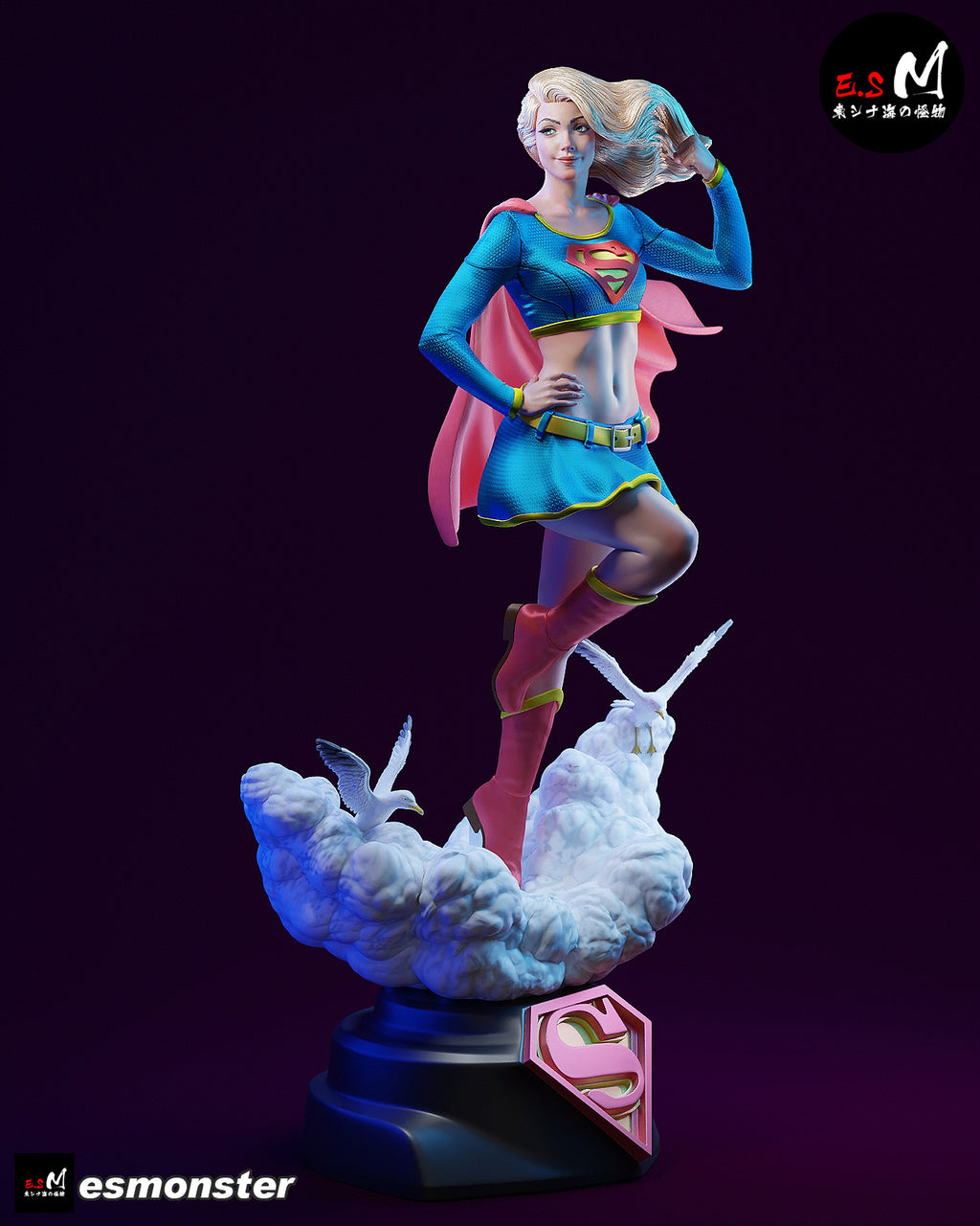 Sunfall Kryptonian Statue