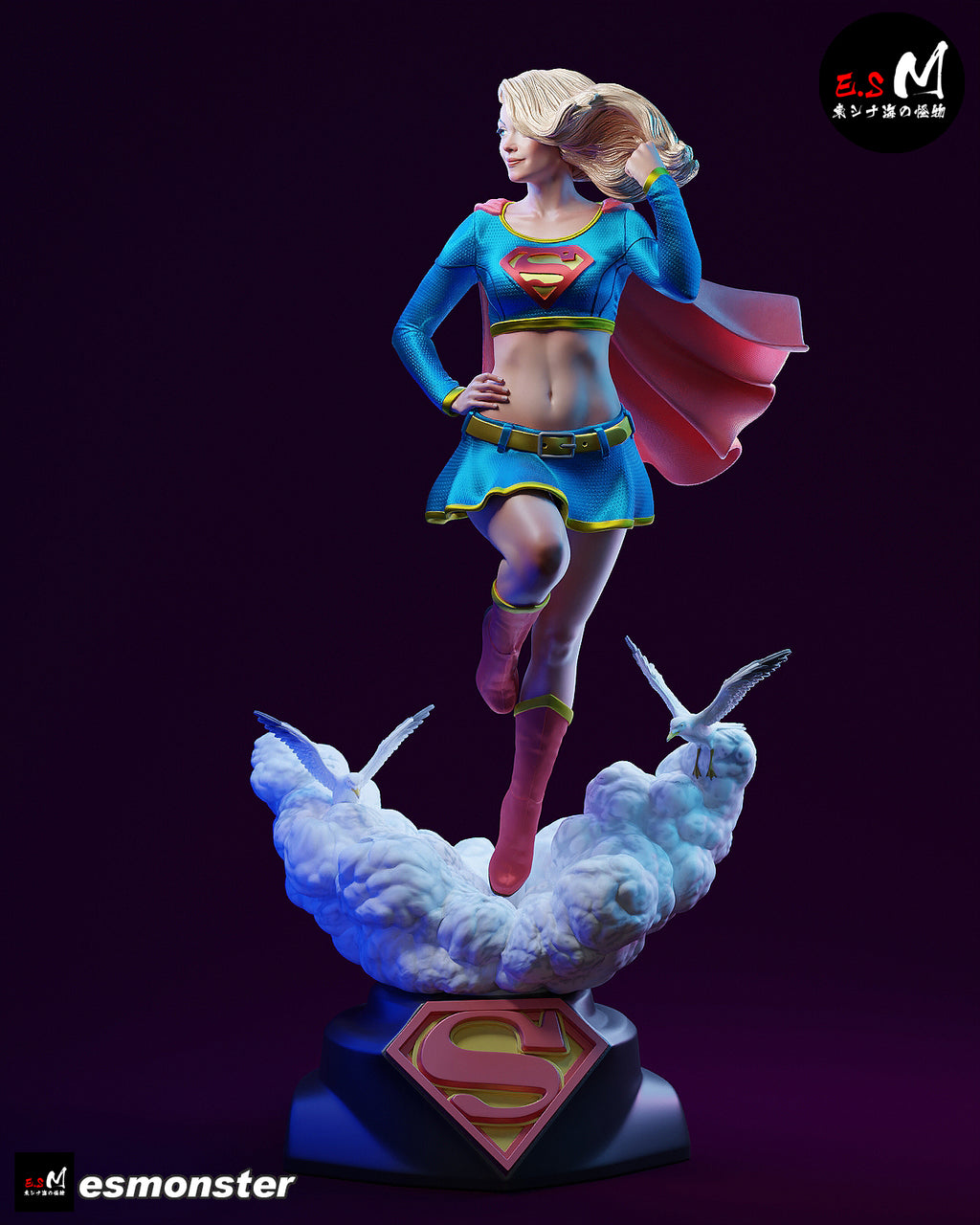 Sunfall Kryptonian Statue