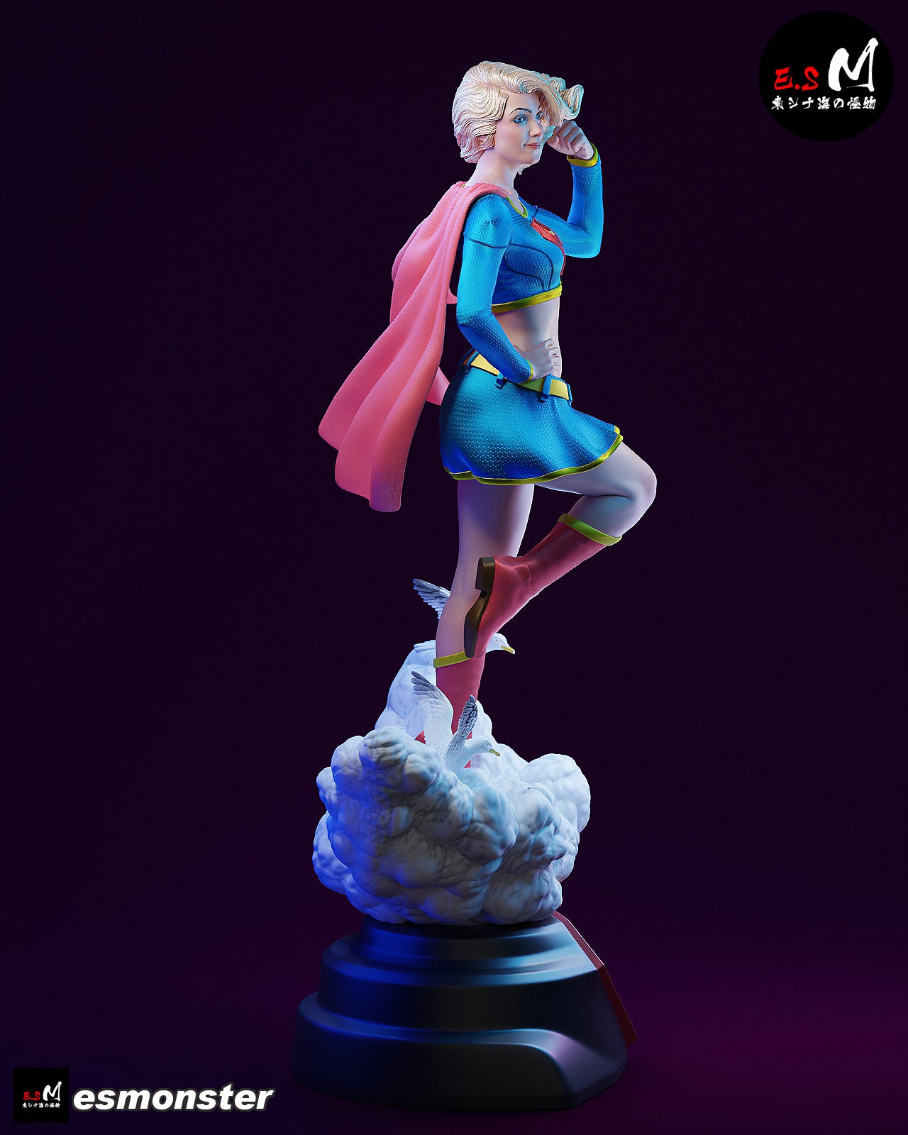 Sunfall Kryptonian Statue