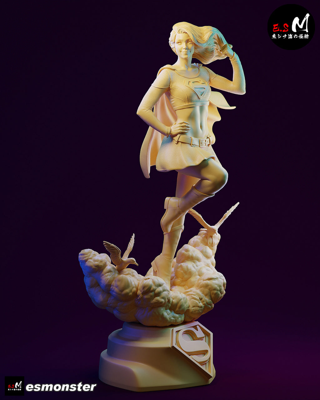 Sunfall Kryptonian Statue