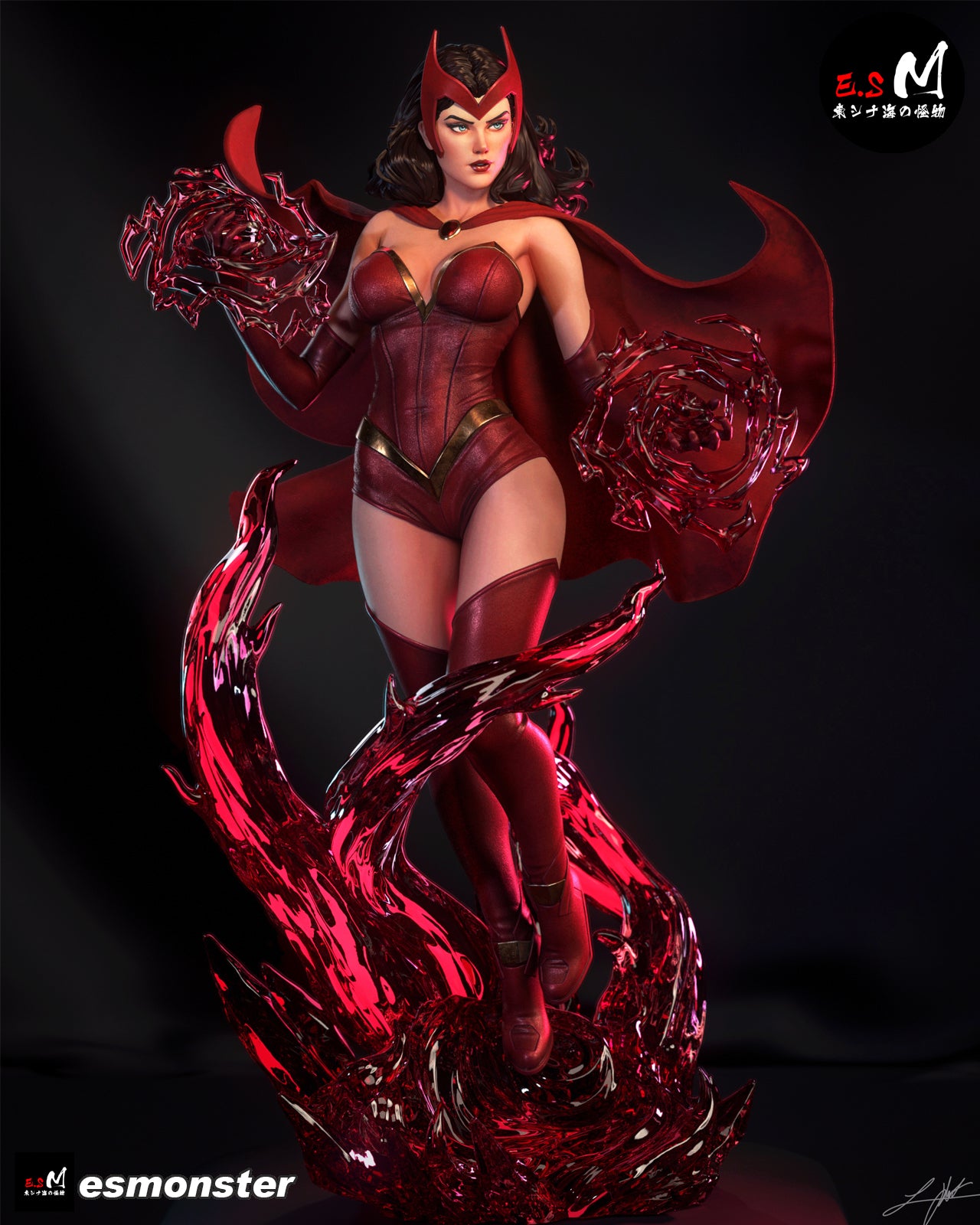 The Chaos Sorceress Statue
