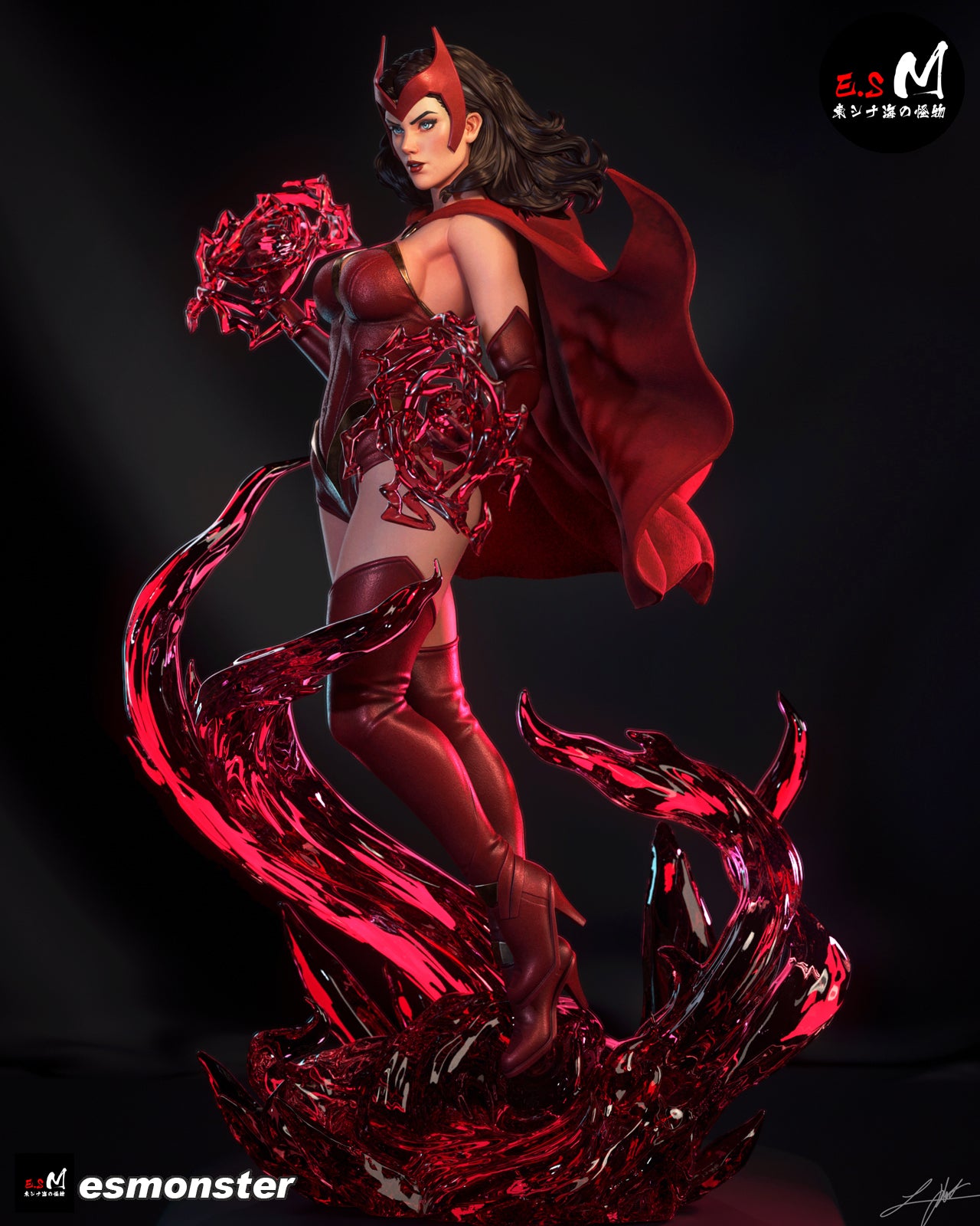The Chaos Sorceress Statue