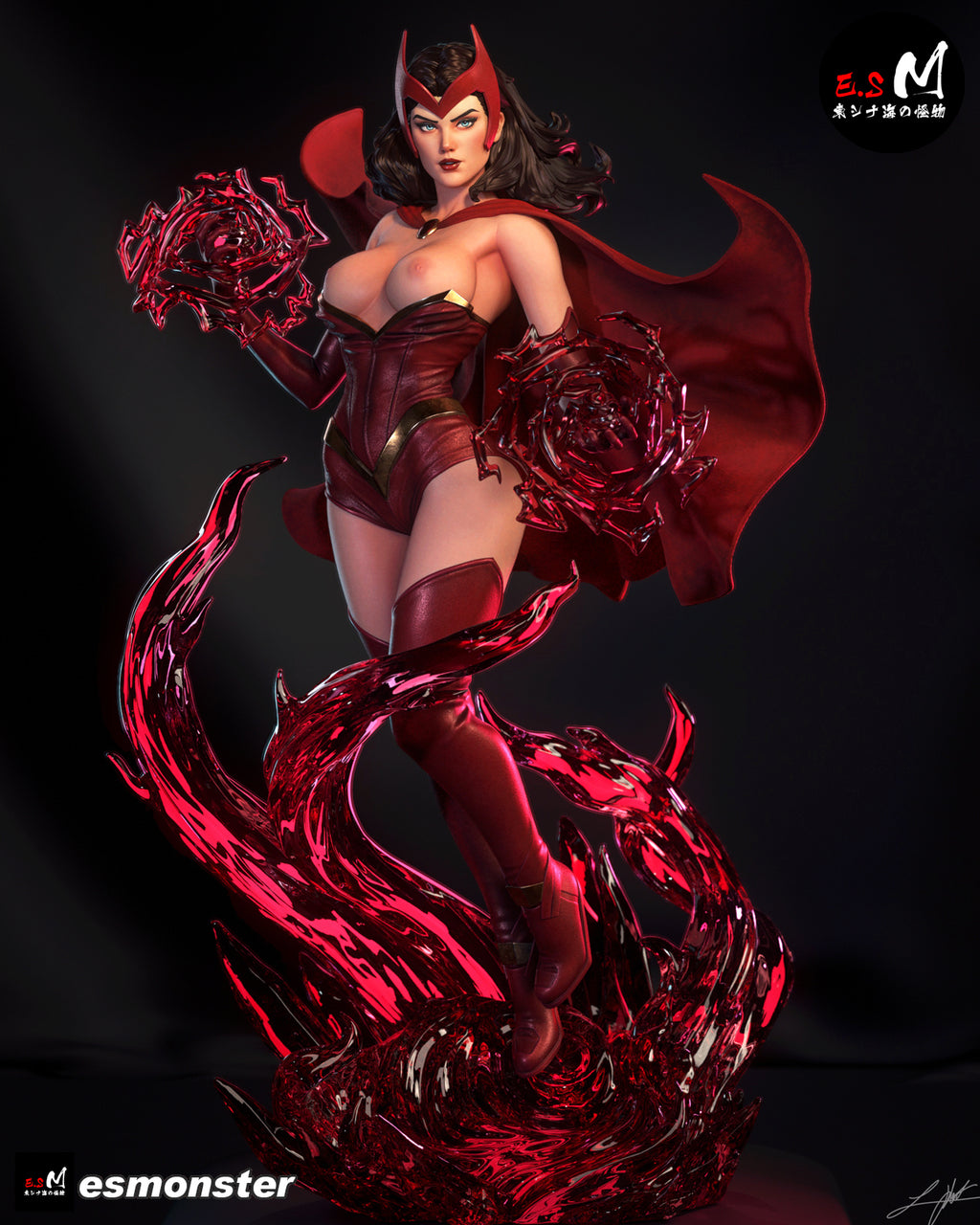 The Chaos Sorceress Statue