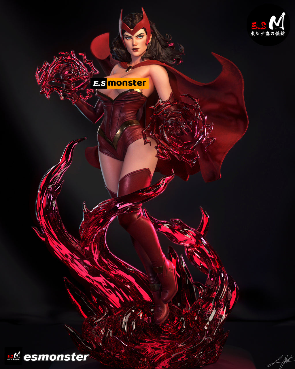 The Chaos Sorceress Statue