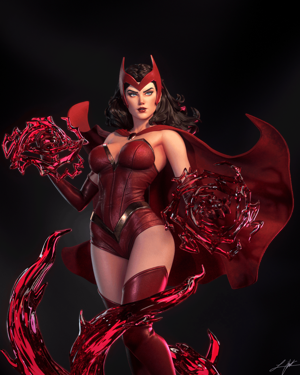 The Chaos Sorceress Statue