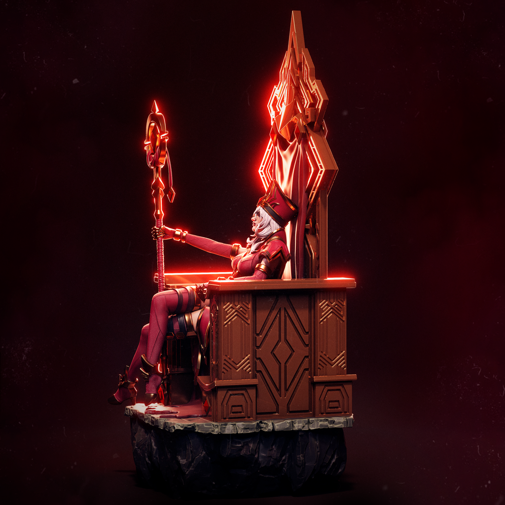 The Scarlet Confessor Statue