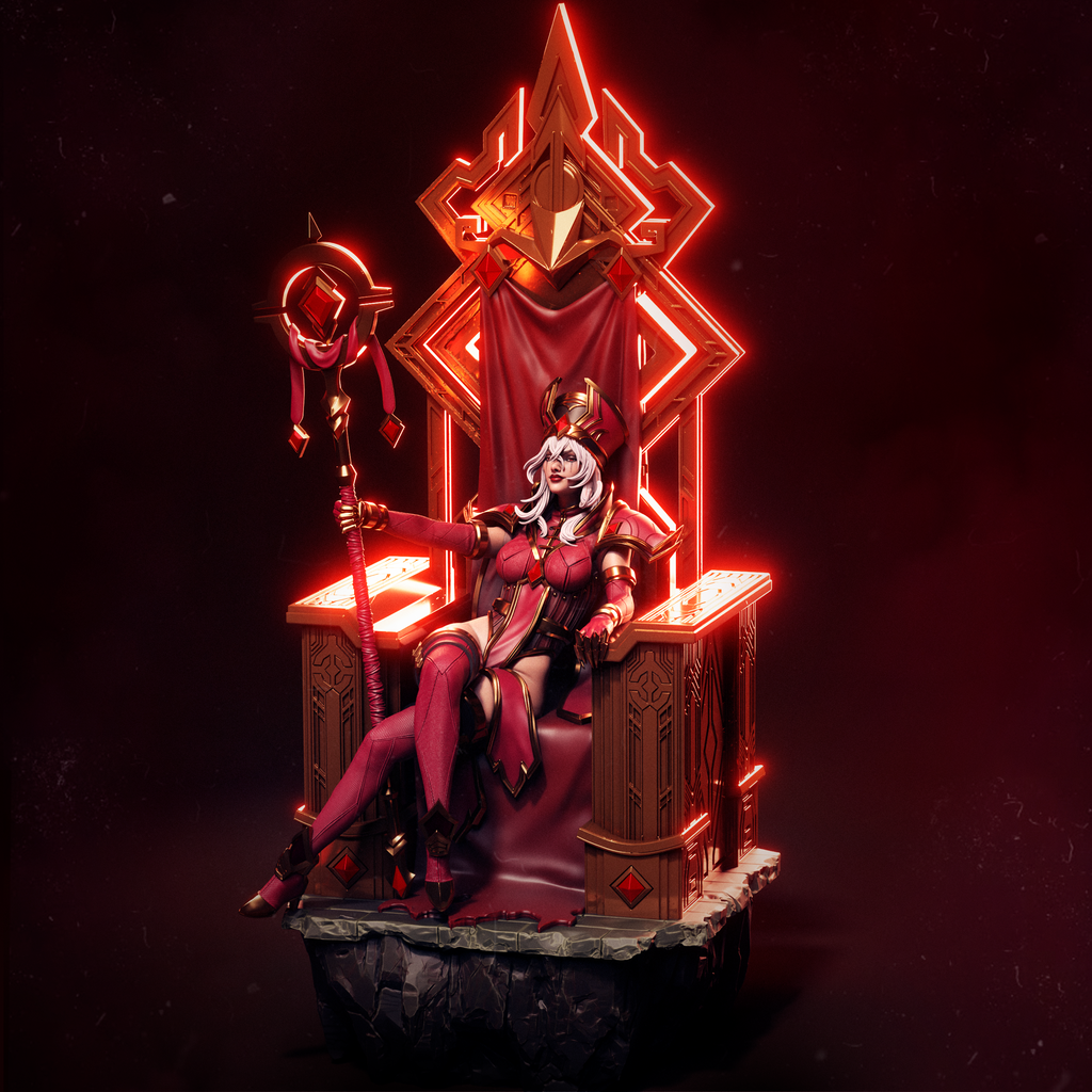 The Scarlet Confessor Statue