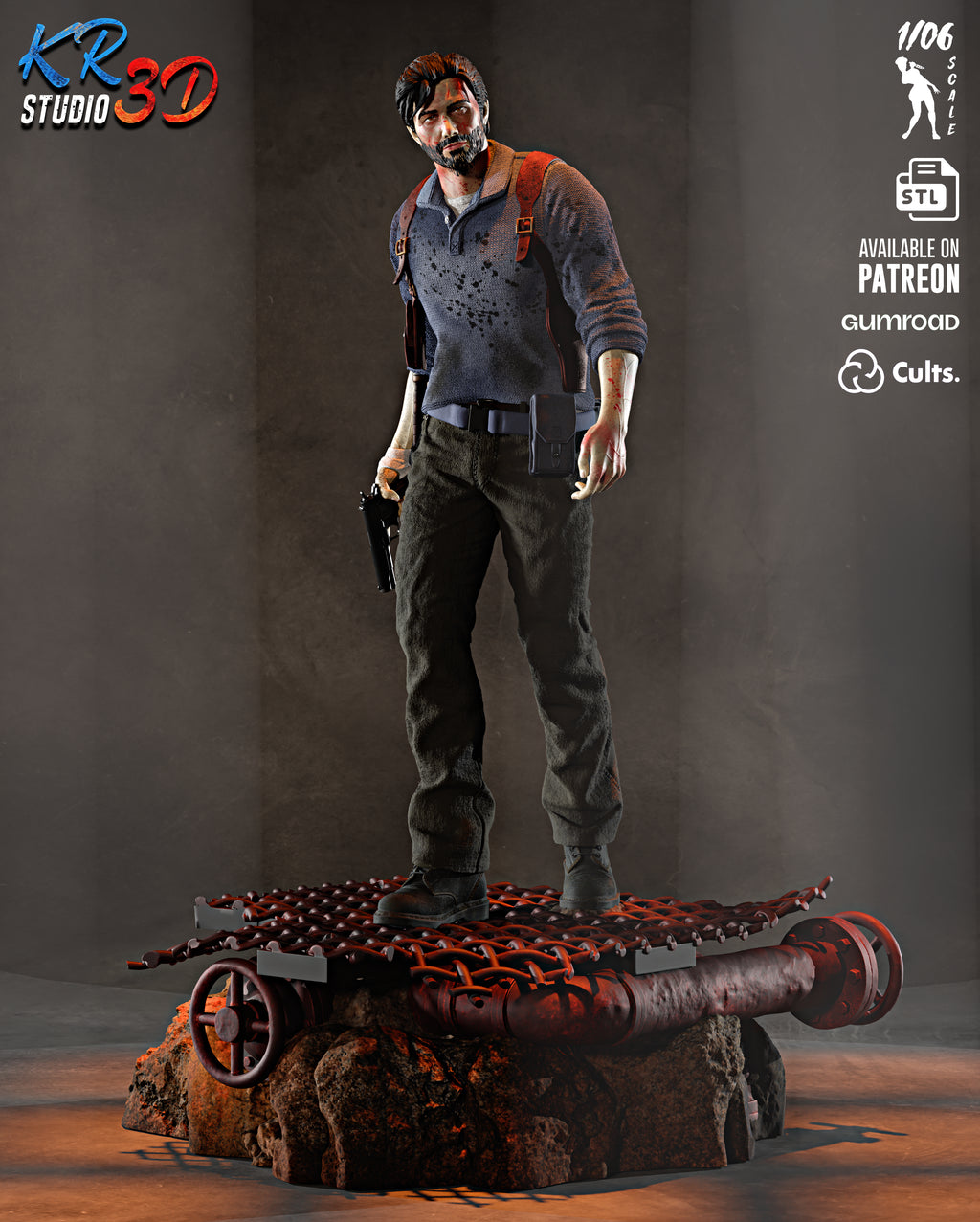 The Haunted Detective Statue