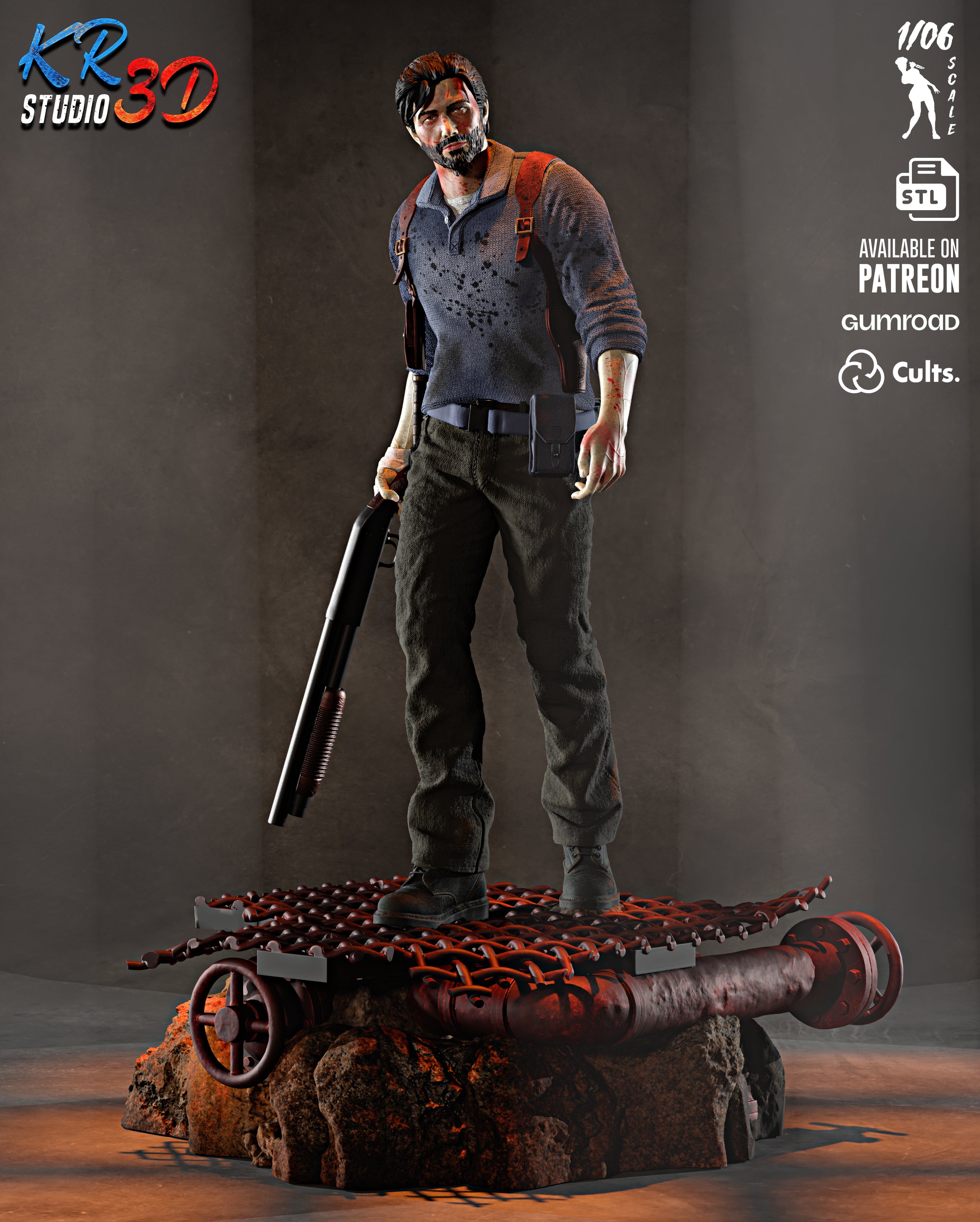 The Haunted Detective Statue