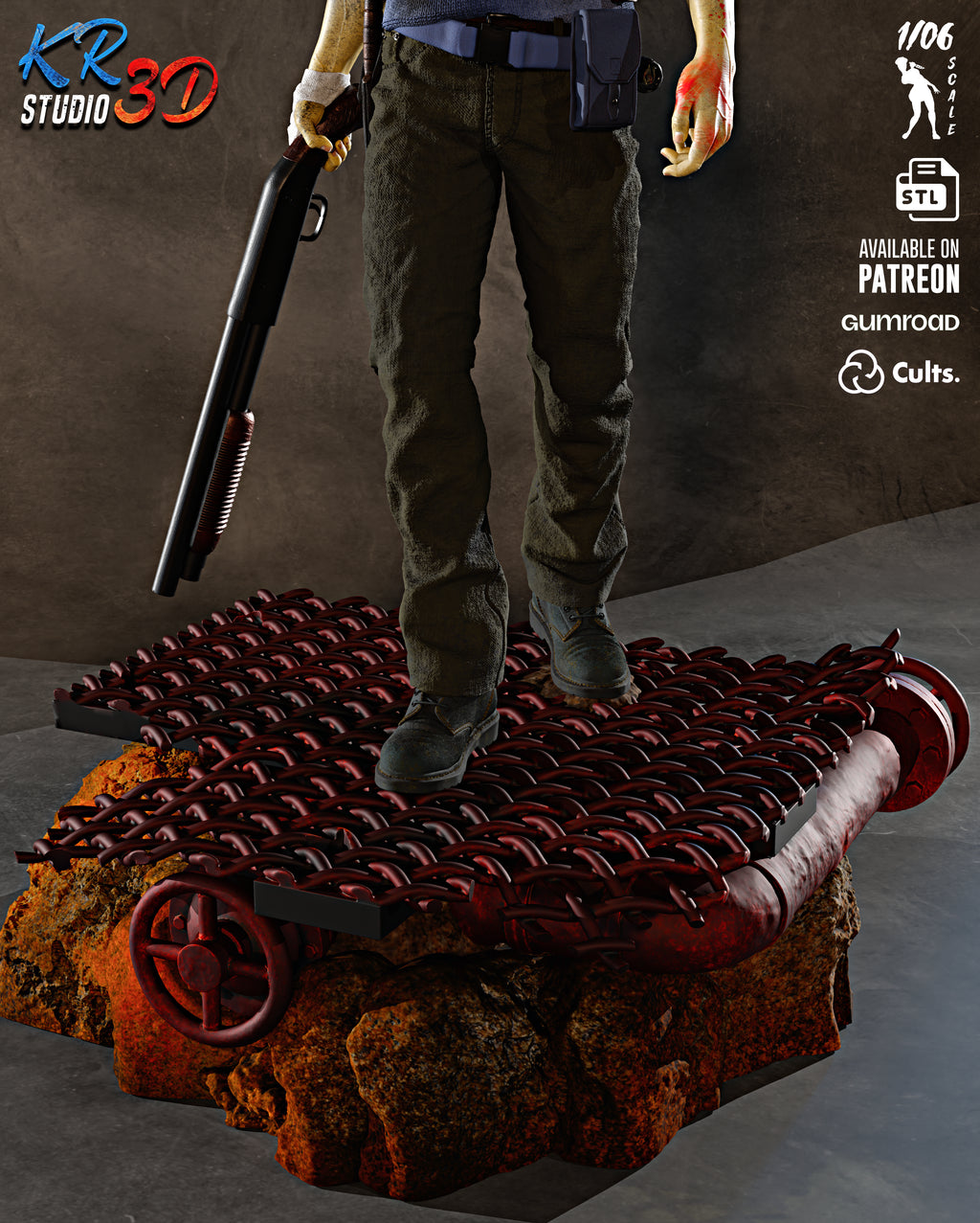 The Haunted Detective Statue