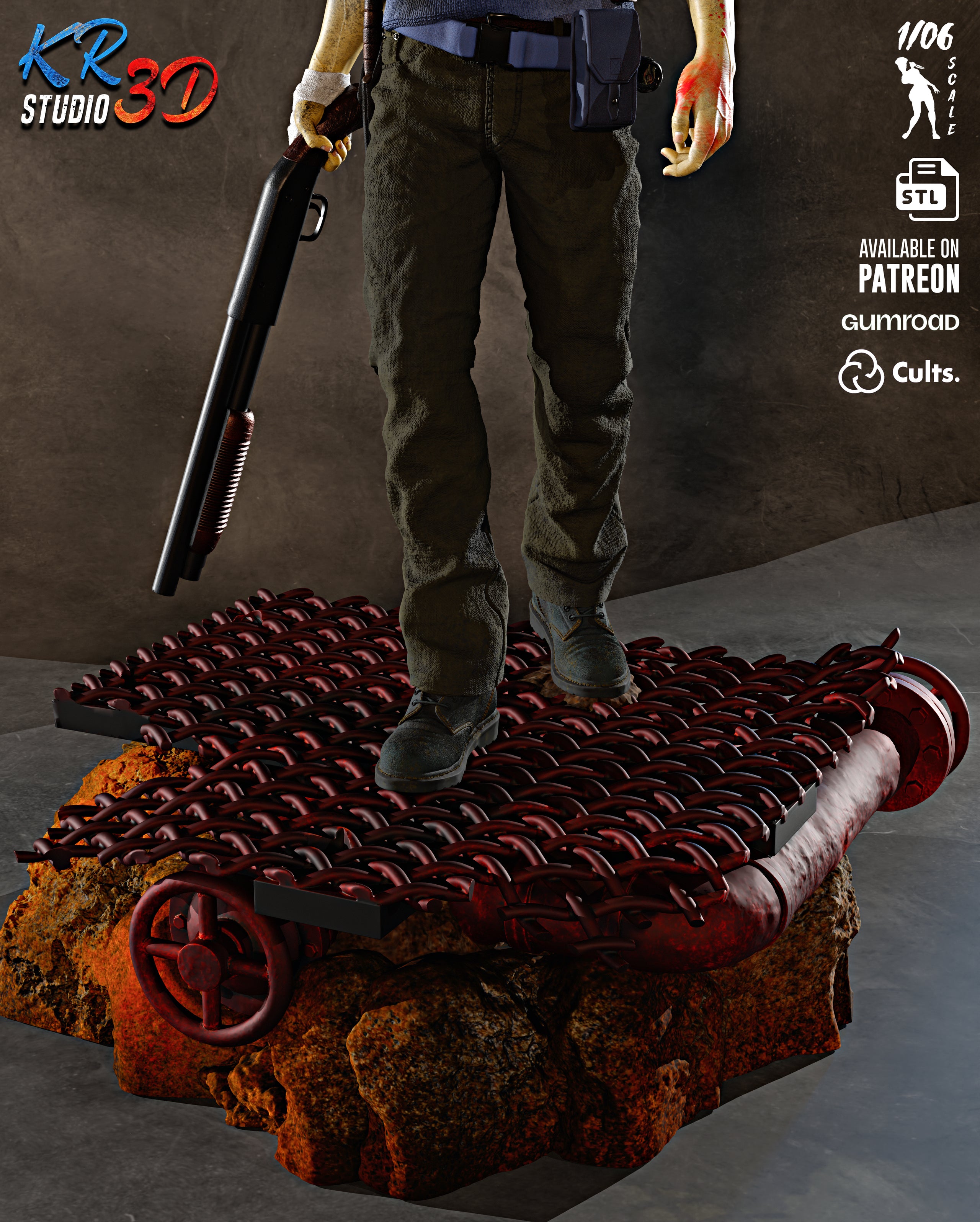 The Haunted Detective Statue