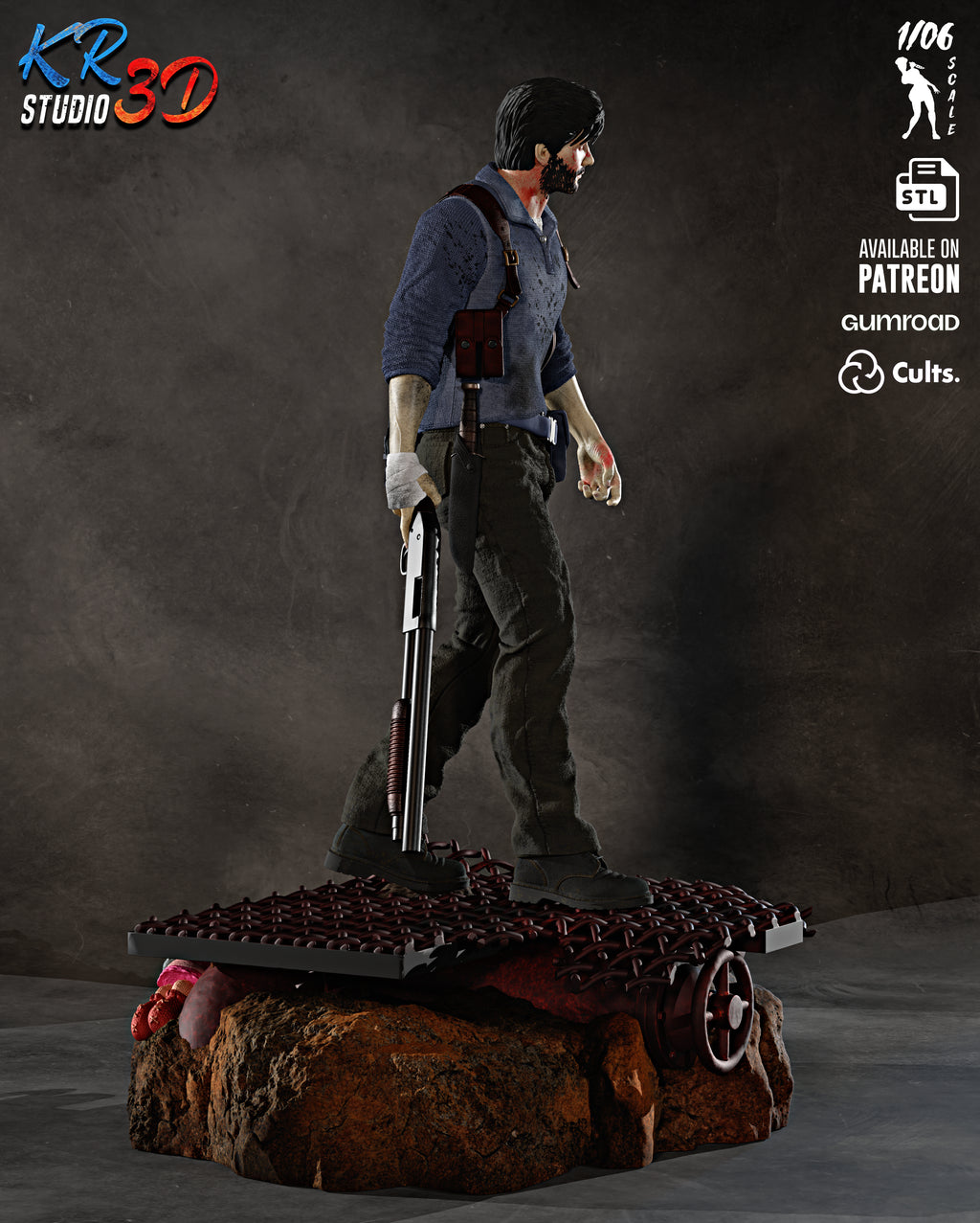 The Haunted Detective Statue