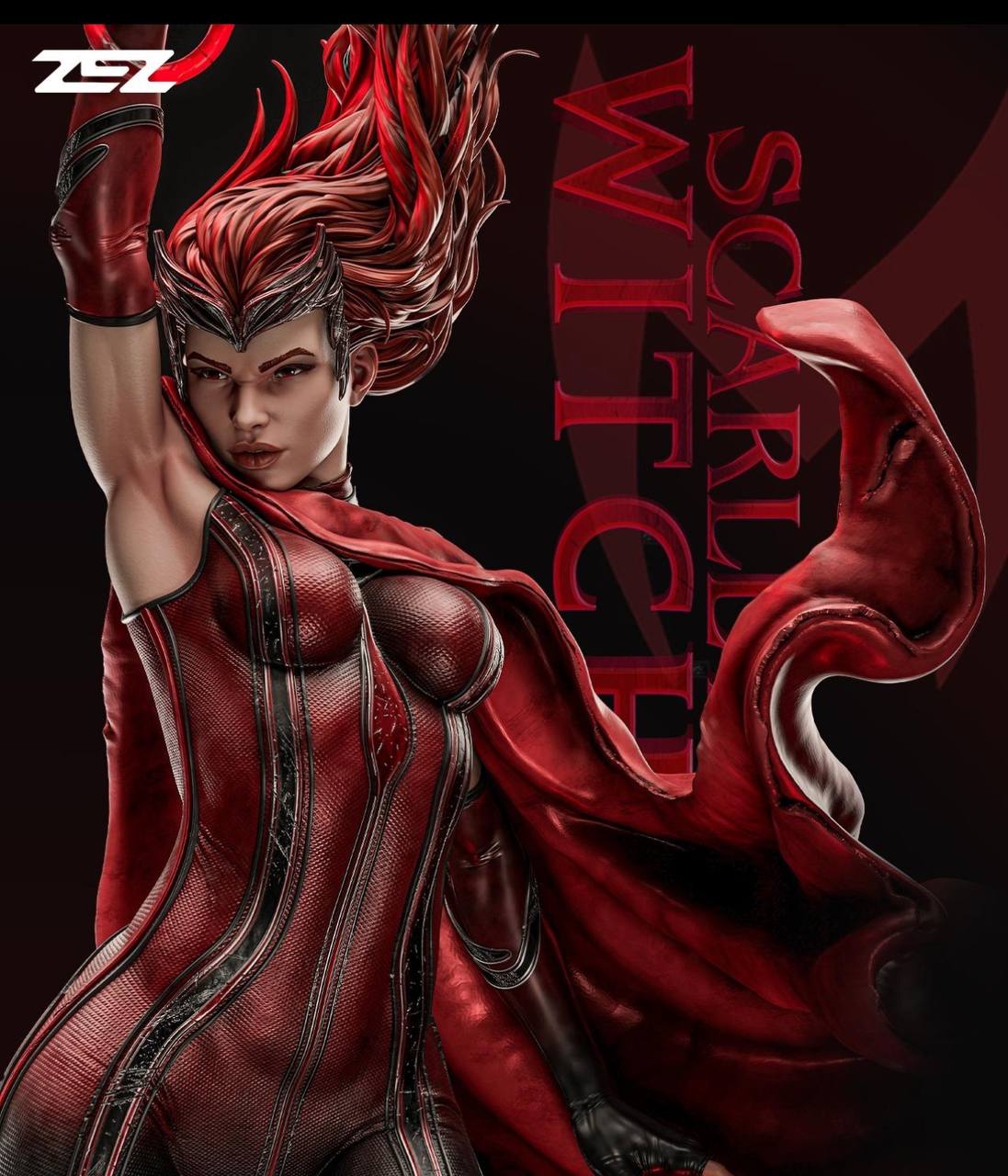 Scarlet Witch Statue