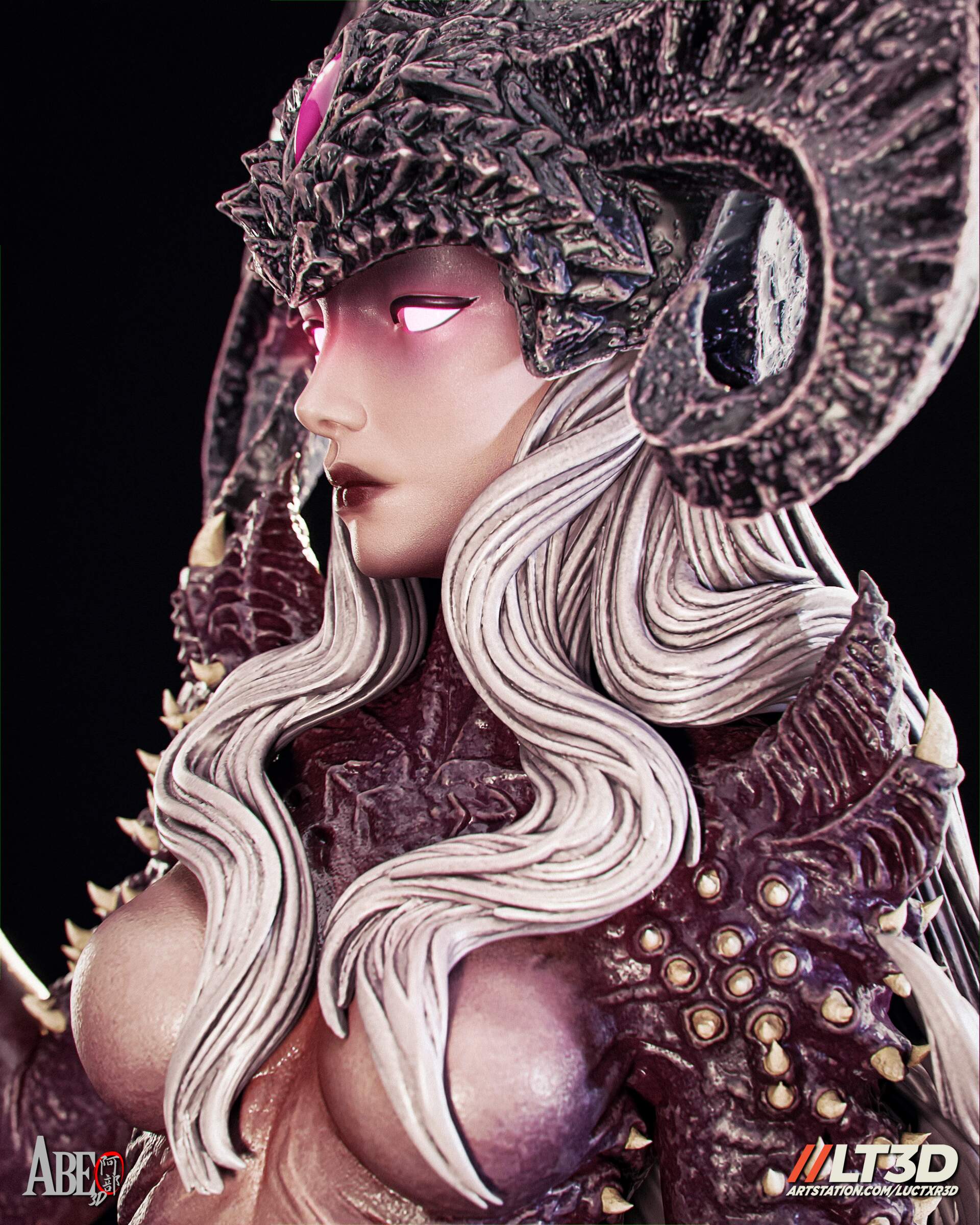 Shael'Ness Dark Succubus Statue