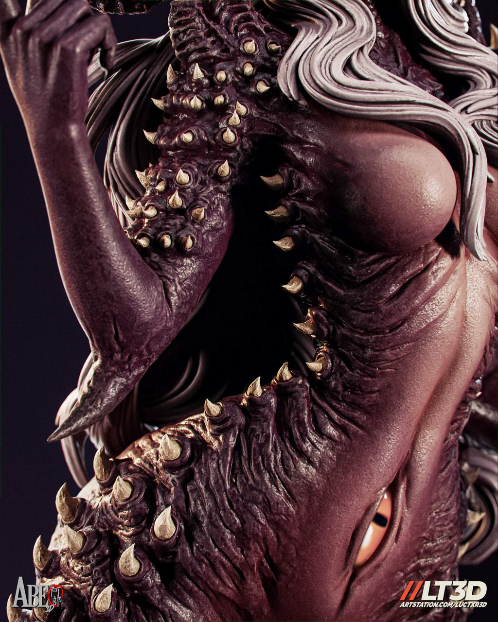Shael'Ness Dark Succubus Statue