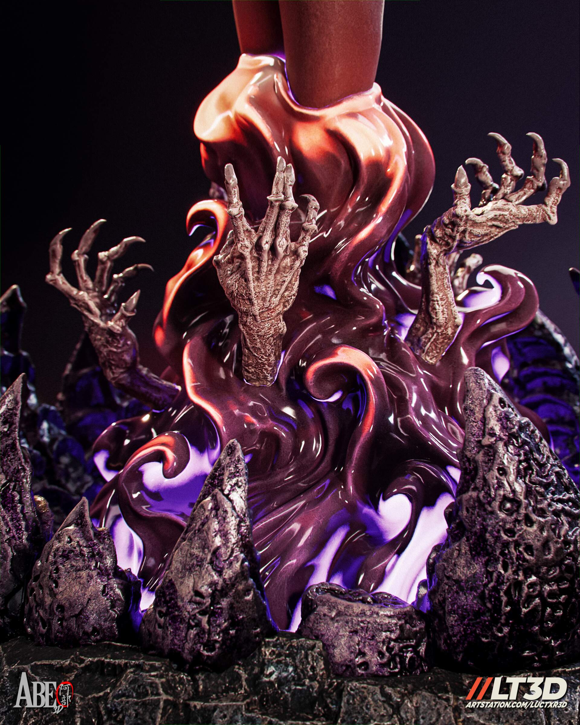 Shael'Ness Dark Succubus Statue