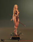 Jungle Queen Statue