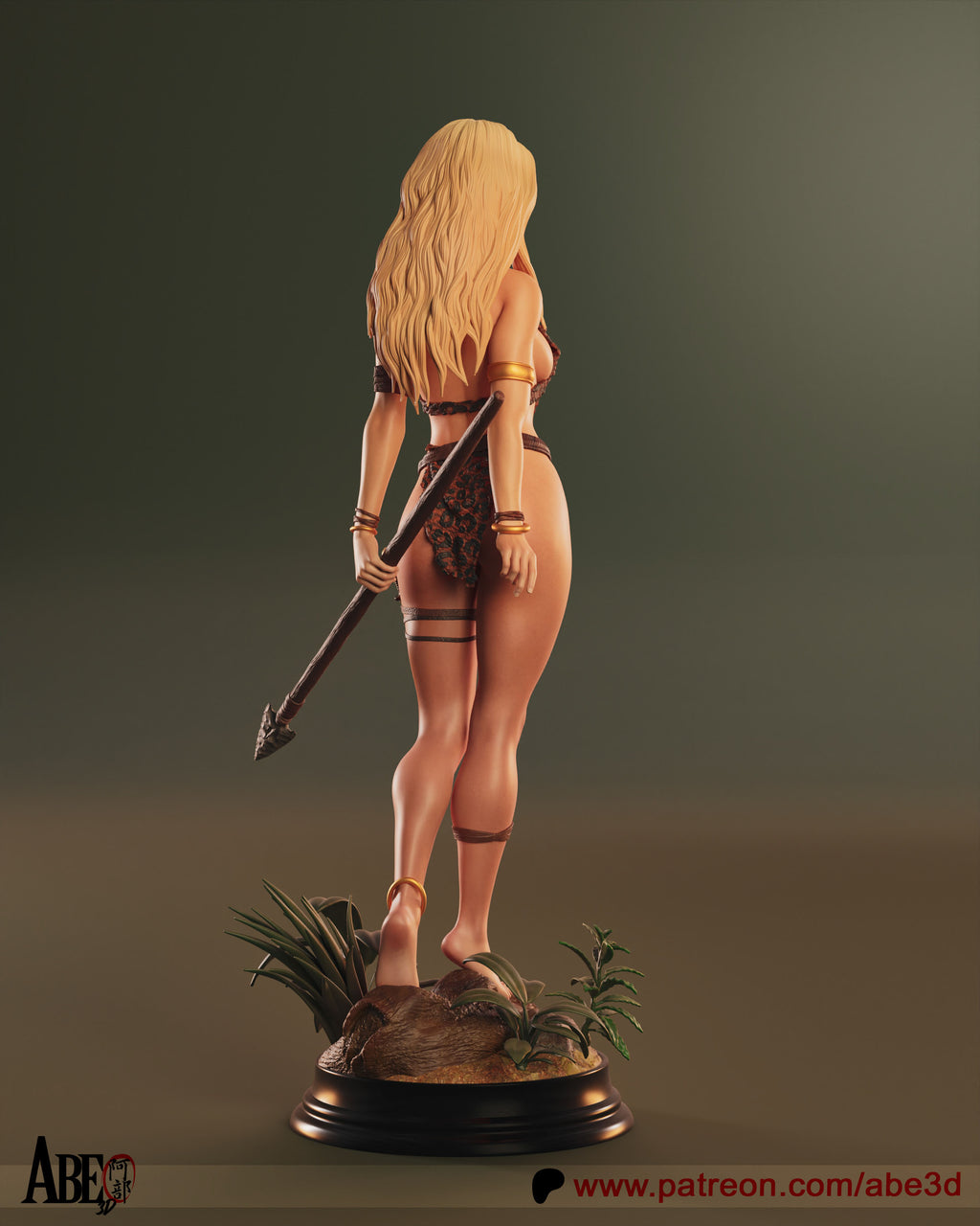 Jungle Queen Statue