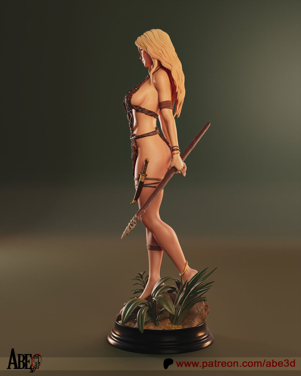 Jungle Queen Statue