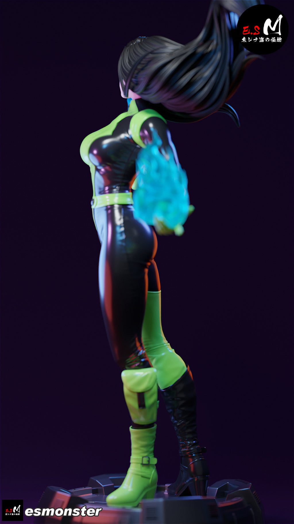 The Emerald Flame Statue