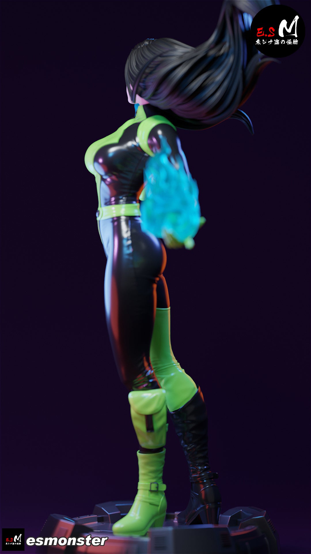 The Emerald Flame Statue