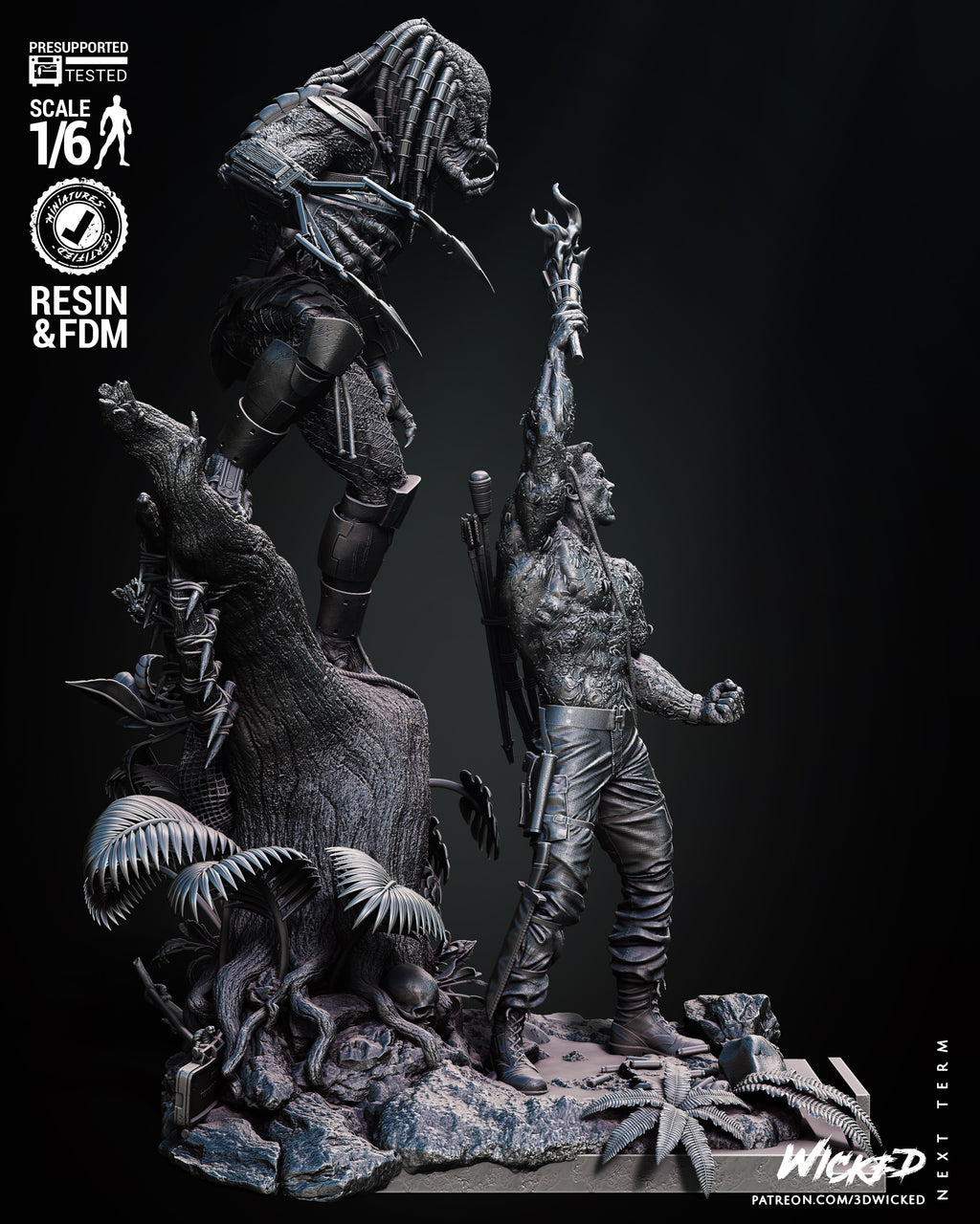 Jungle Hunt Diorama