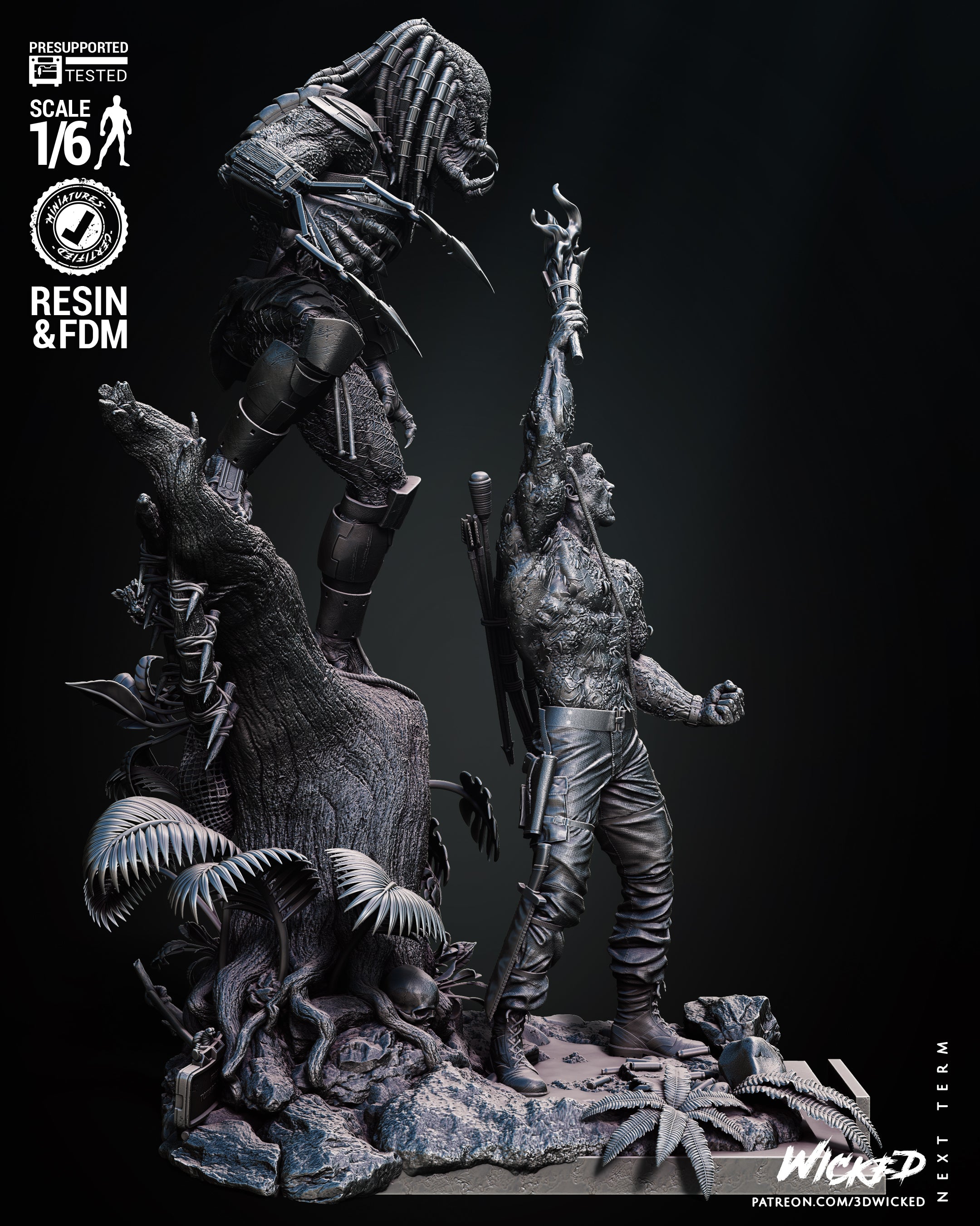 Jungle Hunt Diorama