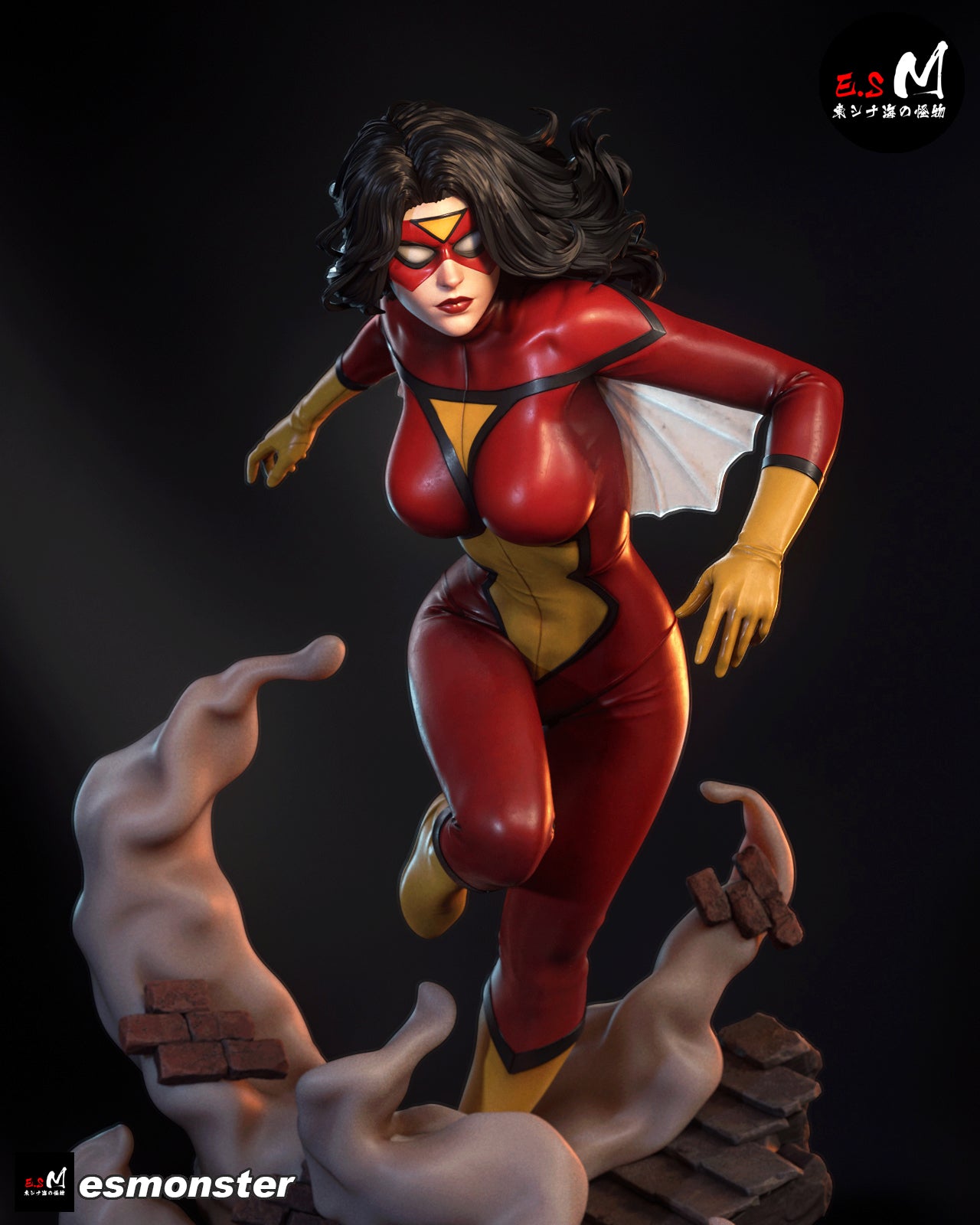 The Scarlet Arachne Statue