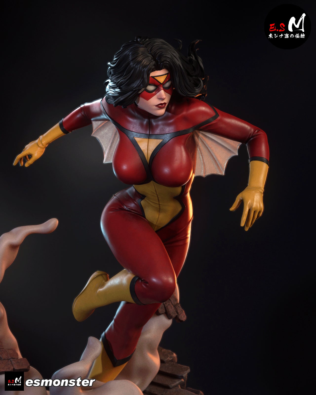 The Scarlet Arachne Statue