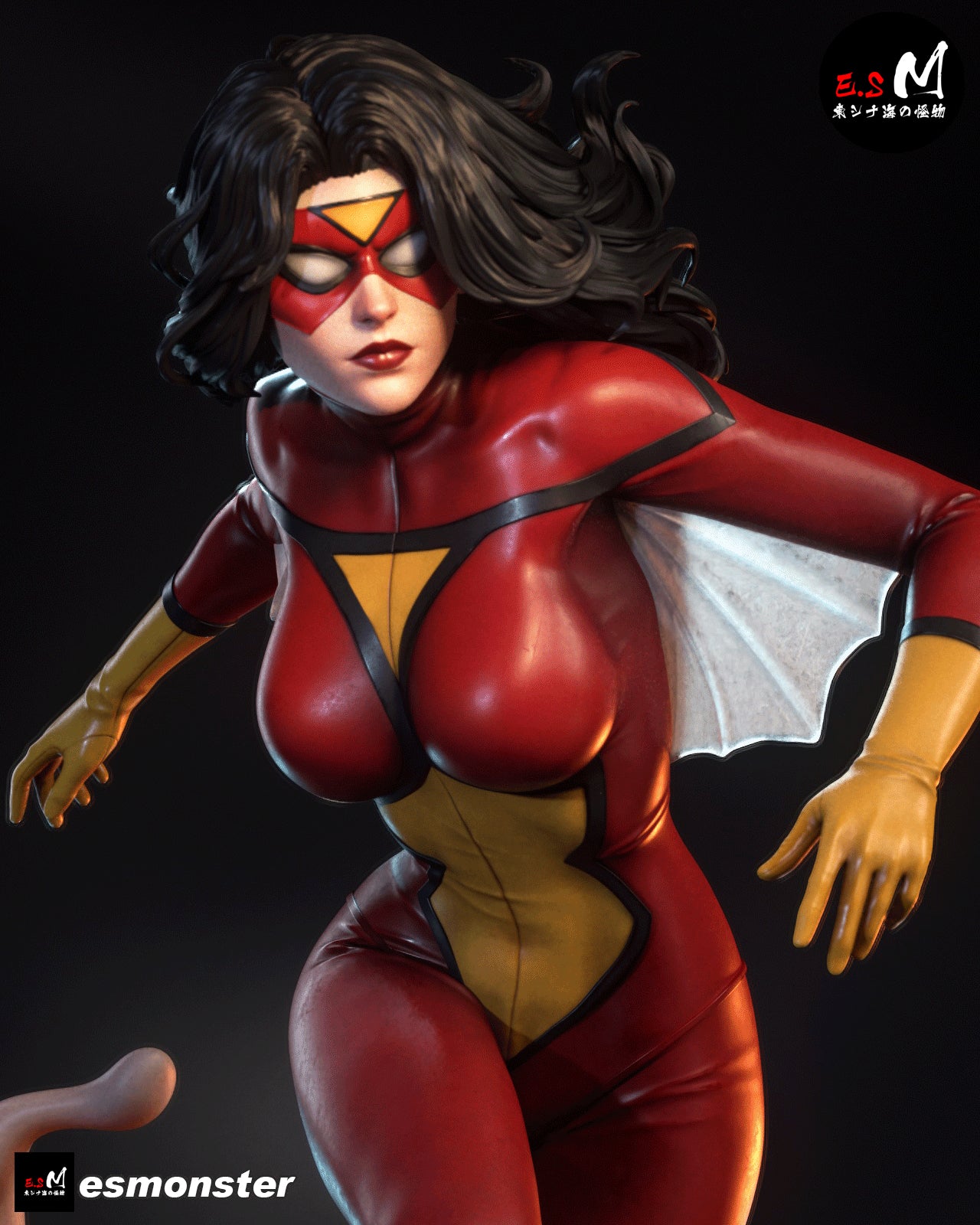 The Scarlet Arachne Statue
